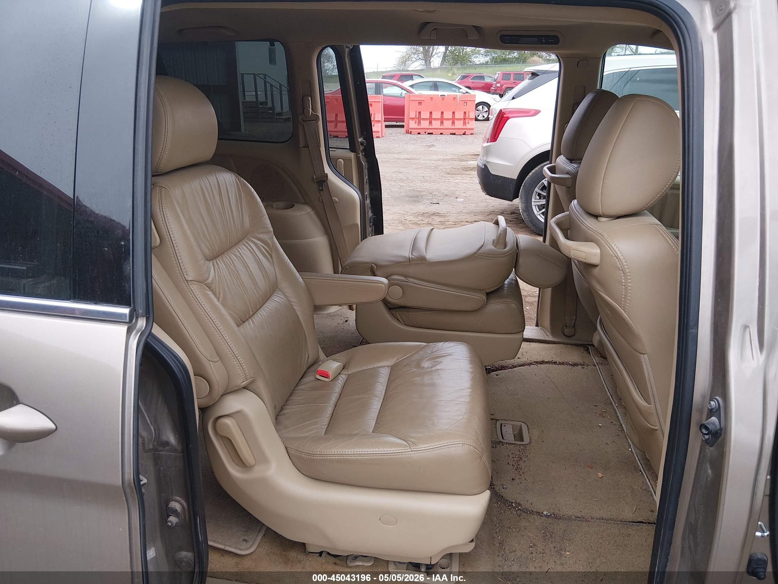 2009 Honda Odyssey Ex-l Gold vin: 5FNRL38699B025731