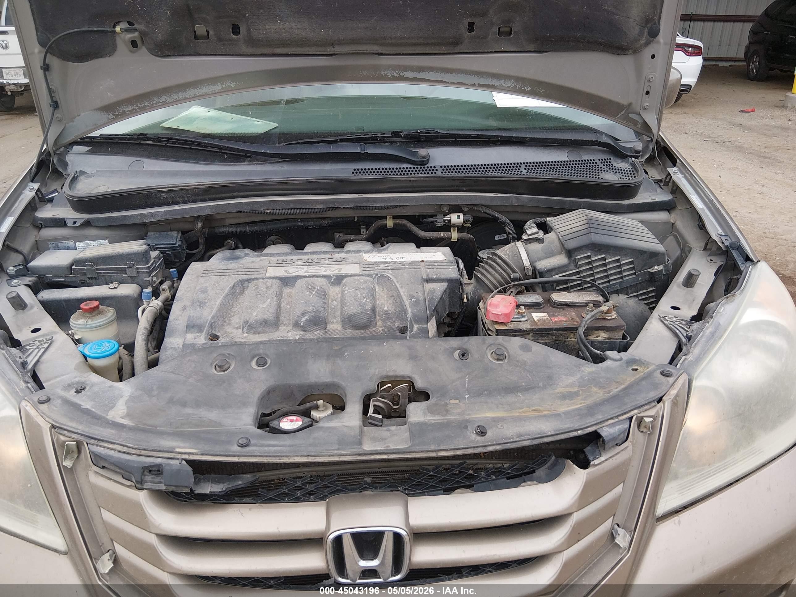 2009 Honda Odyssey Ex-l Gold vin: 5FNRL38699B025731