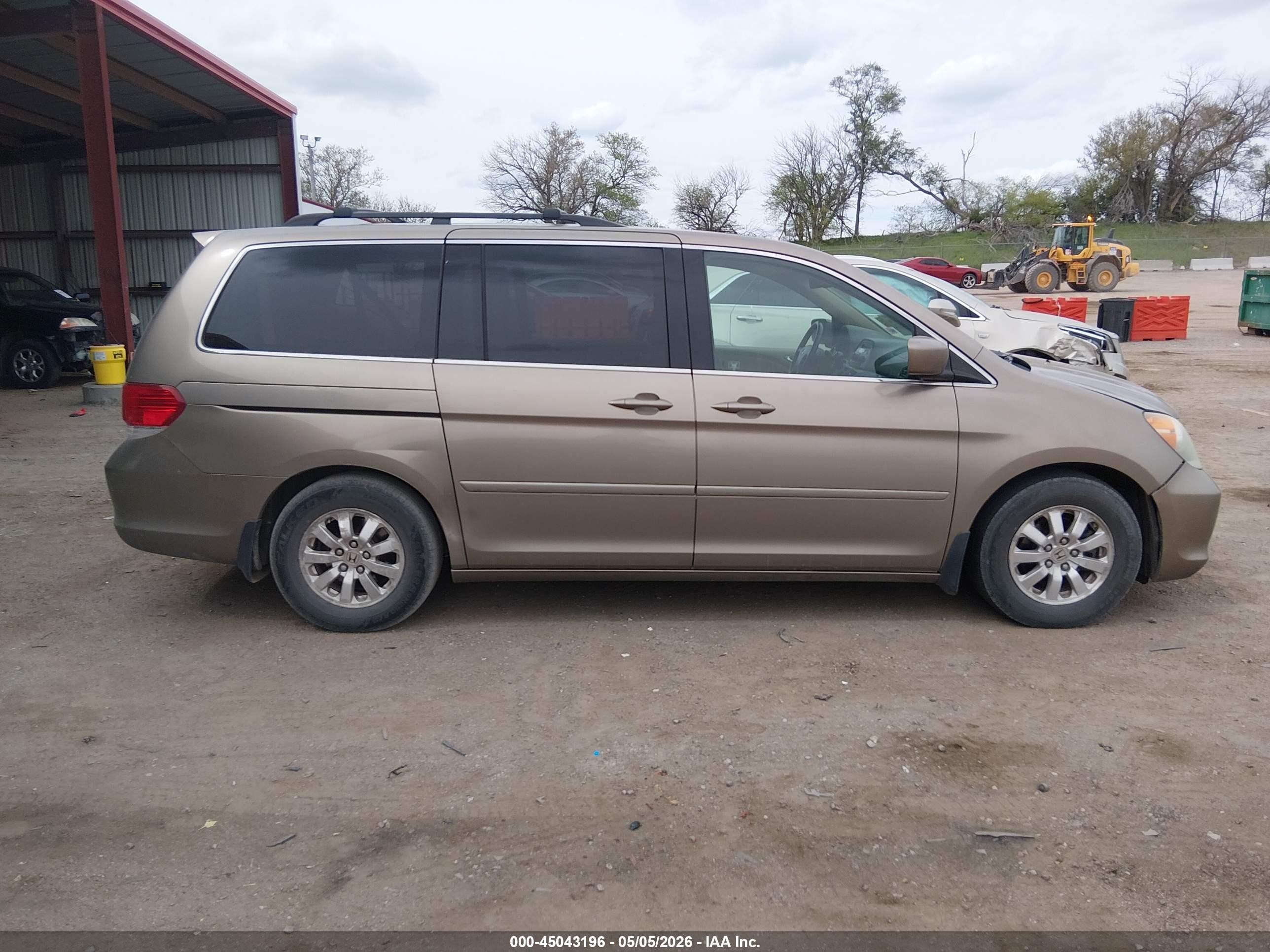 2009 Honda Odyssey Ex-l Gold vin: 5FNRL38699B025731