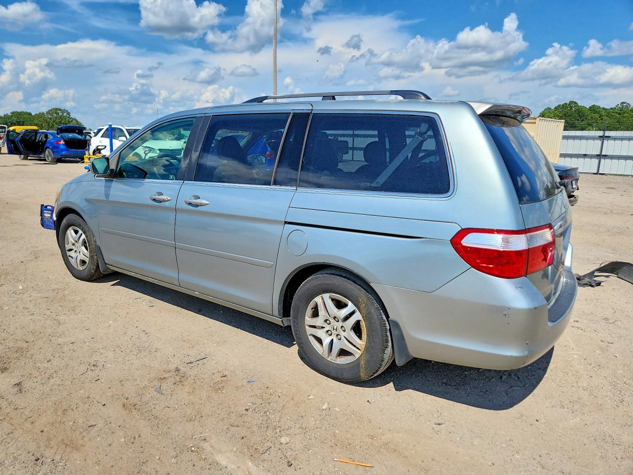 2005 Honda Odyssey Exl Серебряный vin: 5FNRL386X5B106070