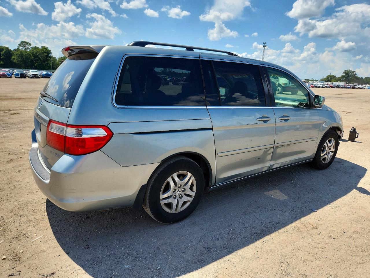 2005 Honda Odyssey Exl Серебряный vin: 5FNRL386X5B106070