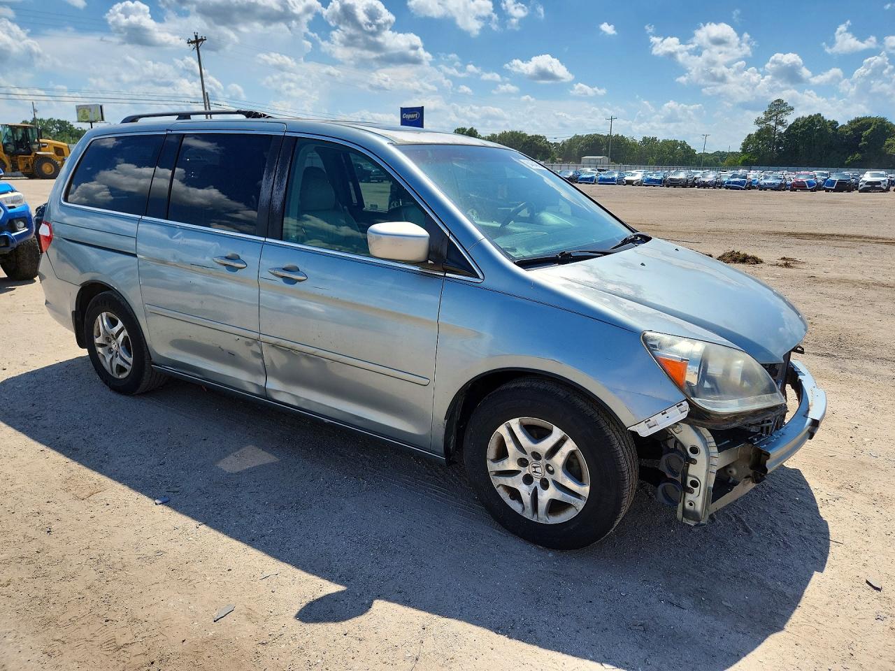 2005 Honda Odyssey Exl Серебряный vin: 5FNRL386X5B106070