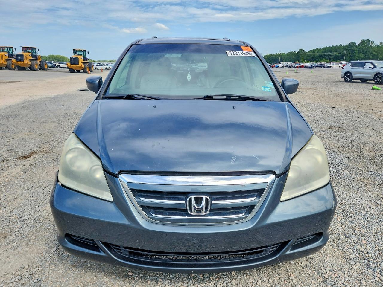 2005 Honda Odyssey Exl Blue vin: 5FNRL386X5B411245