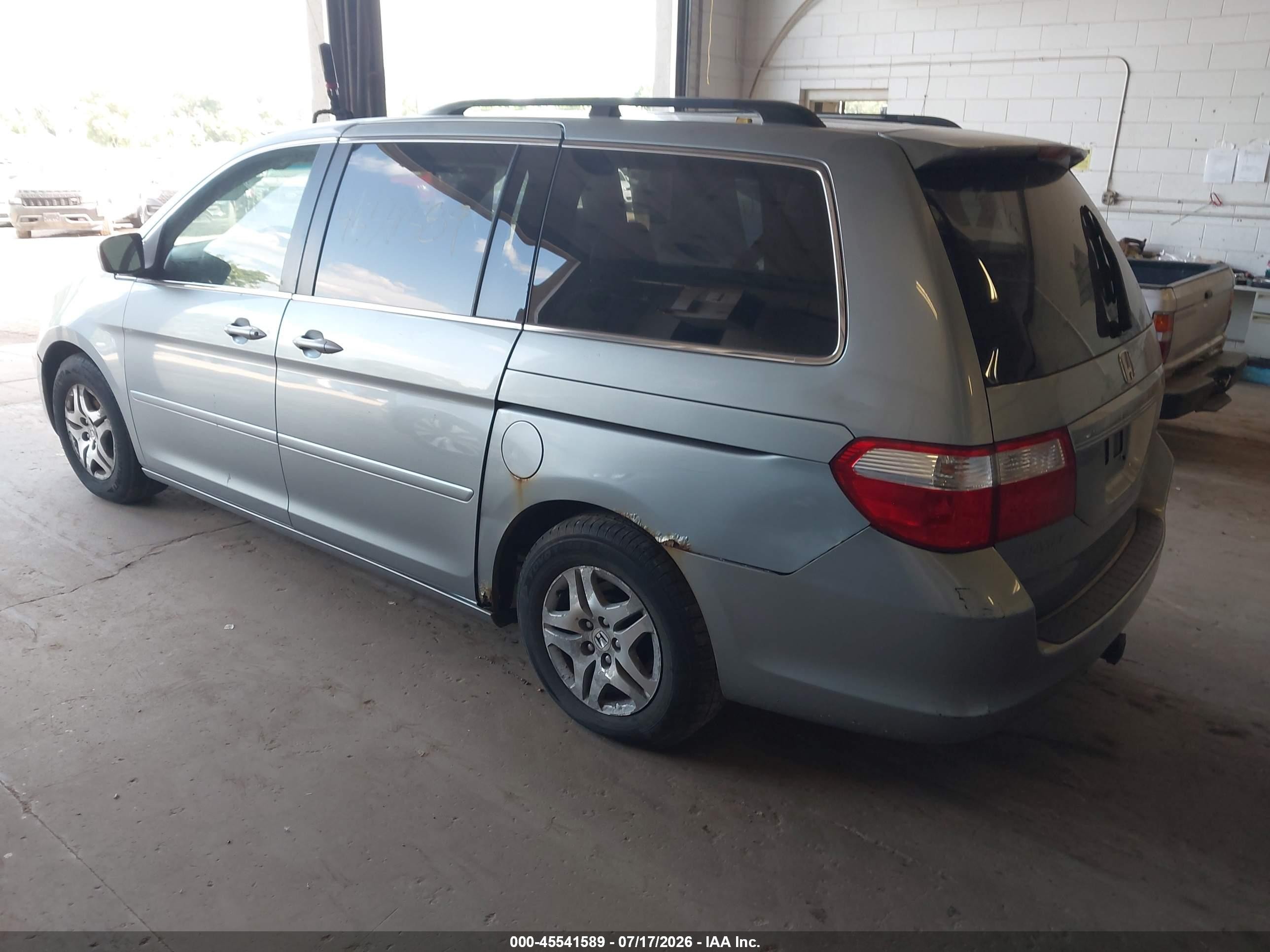 2006 Honda Odyssey Ex-l Серый vin: 5FNRL386X6B067501