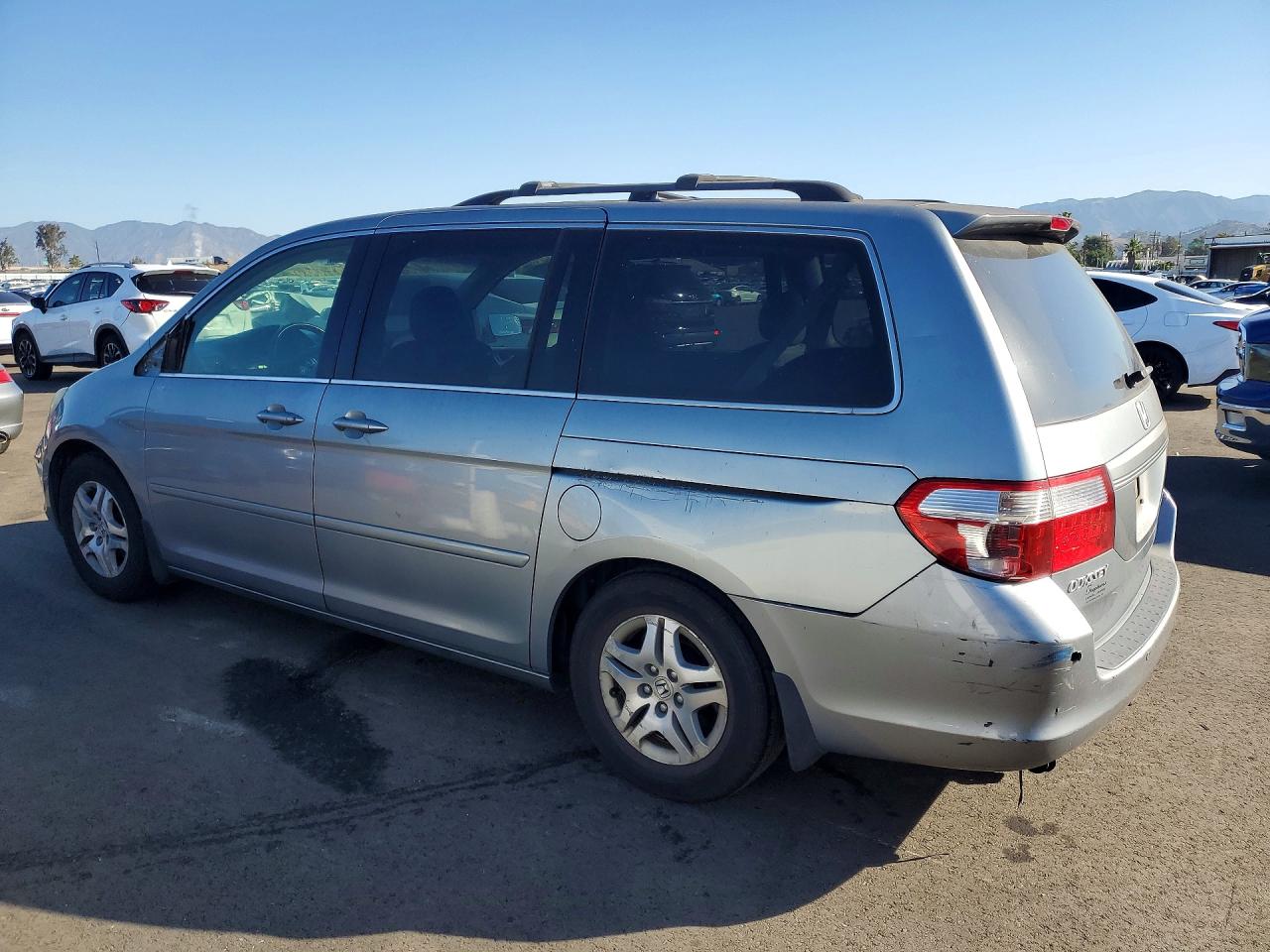 2006 Honda Odyssey Exl Blue vin: 5FNRL386X6B097033