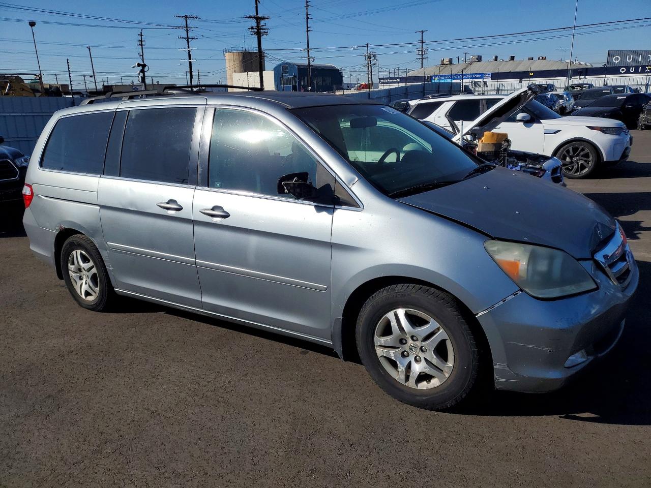 2006 Honda Odyssey Exl Blue vin: 5FNRL386X6B097033