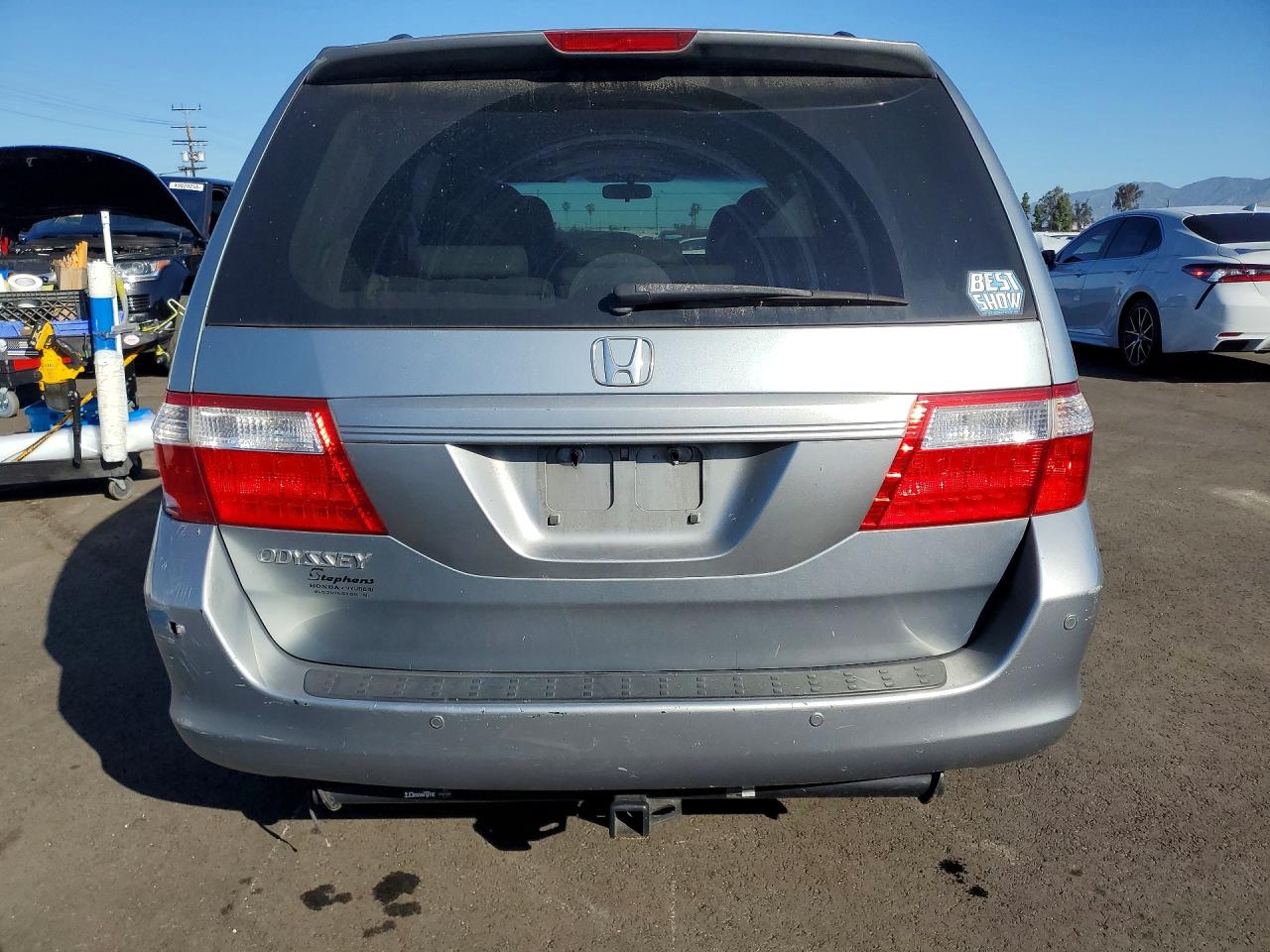 2006 Honda Odyssey Exl Blue vin: 5FNRL386X6B097033