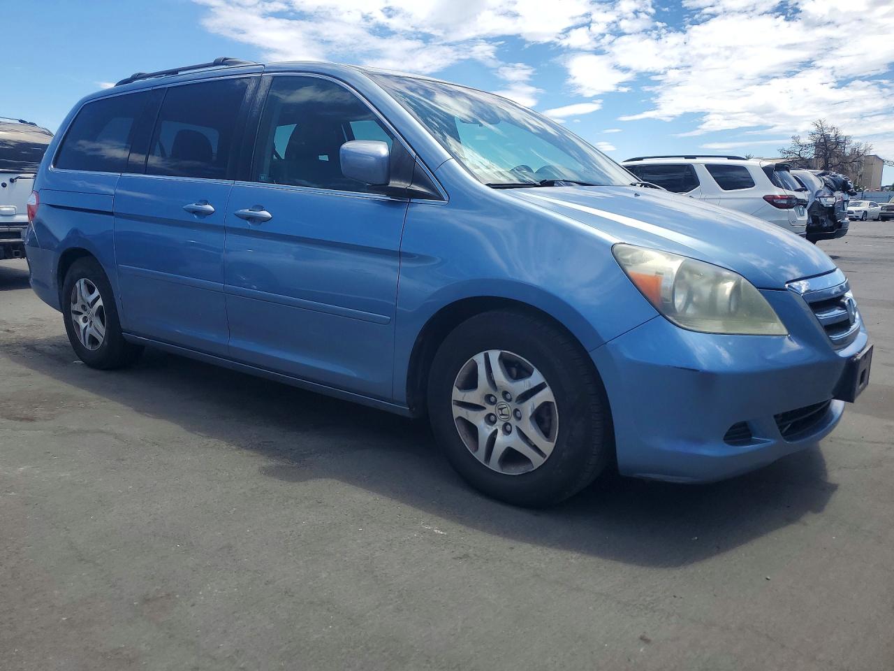 2006 Honda Odyssey Exl Синий vin: 5FNRL386X6B116129
