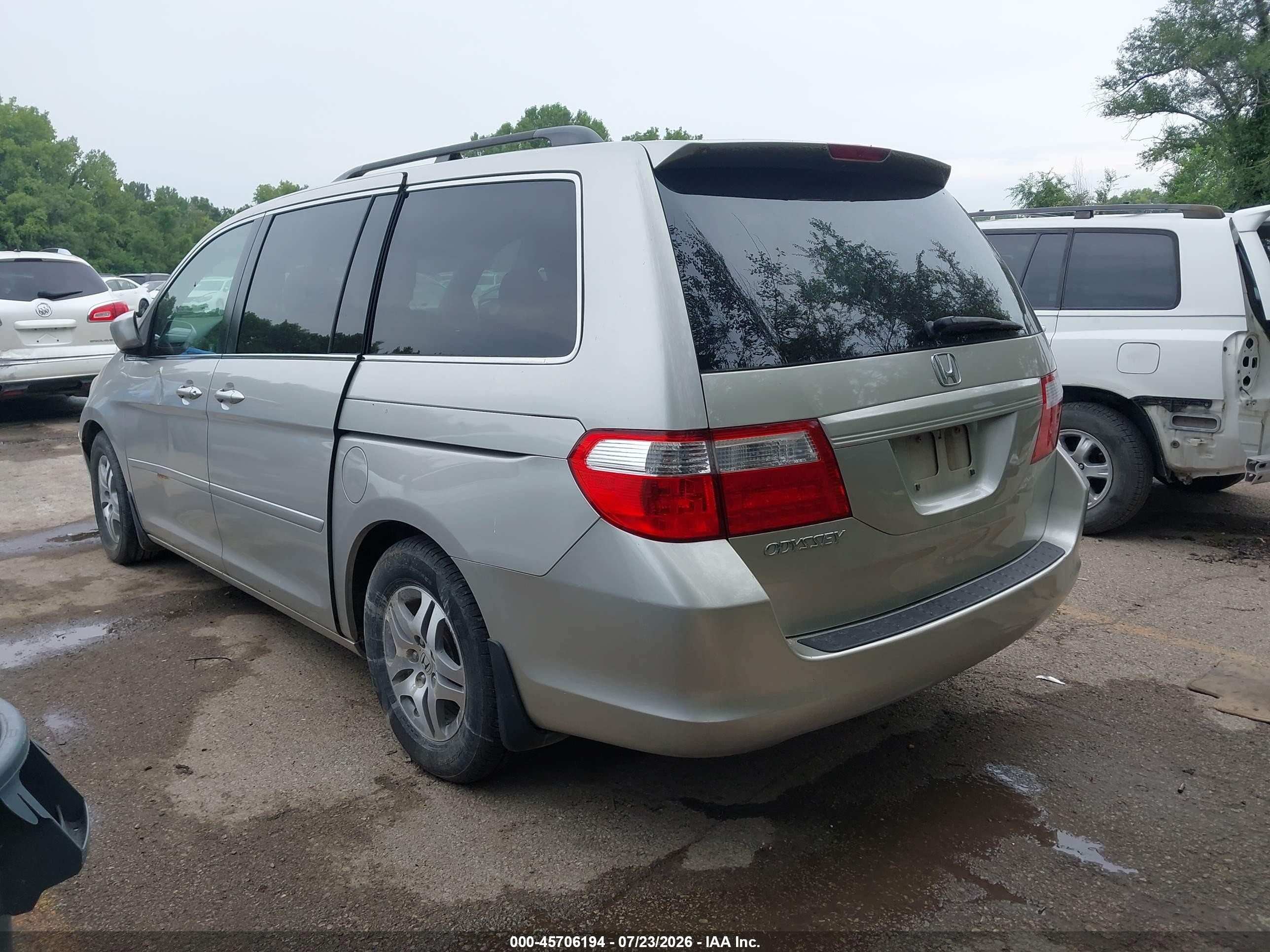 2006 Honda Odyssey Ex-l Beige vin: 5FNRL386X6B458227