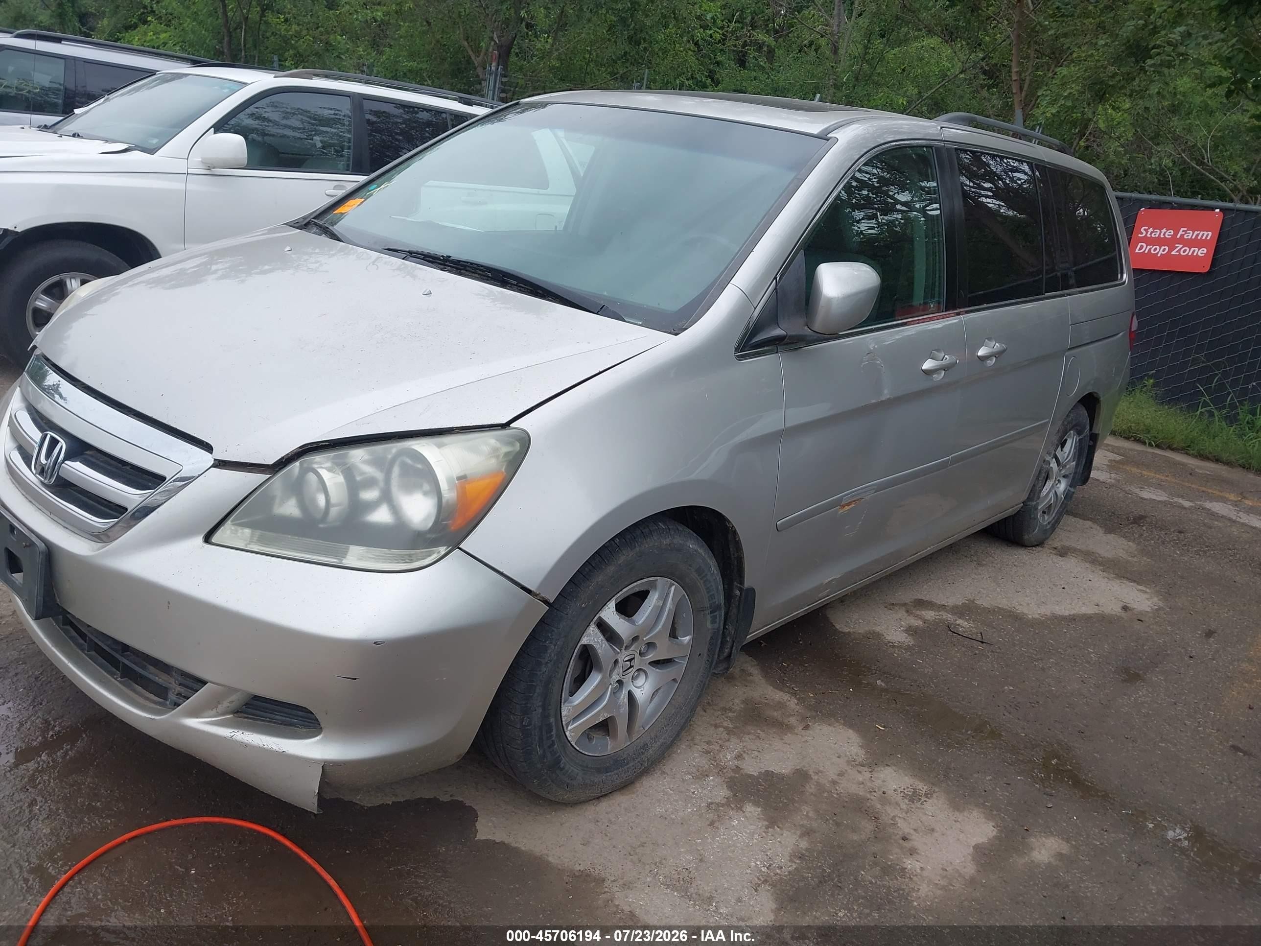 2006 Honda Odyssey Ex-l Beige vin: 5FNRL386X6B458227