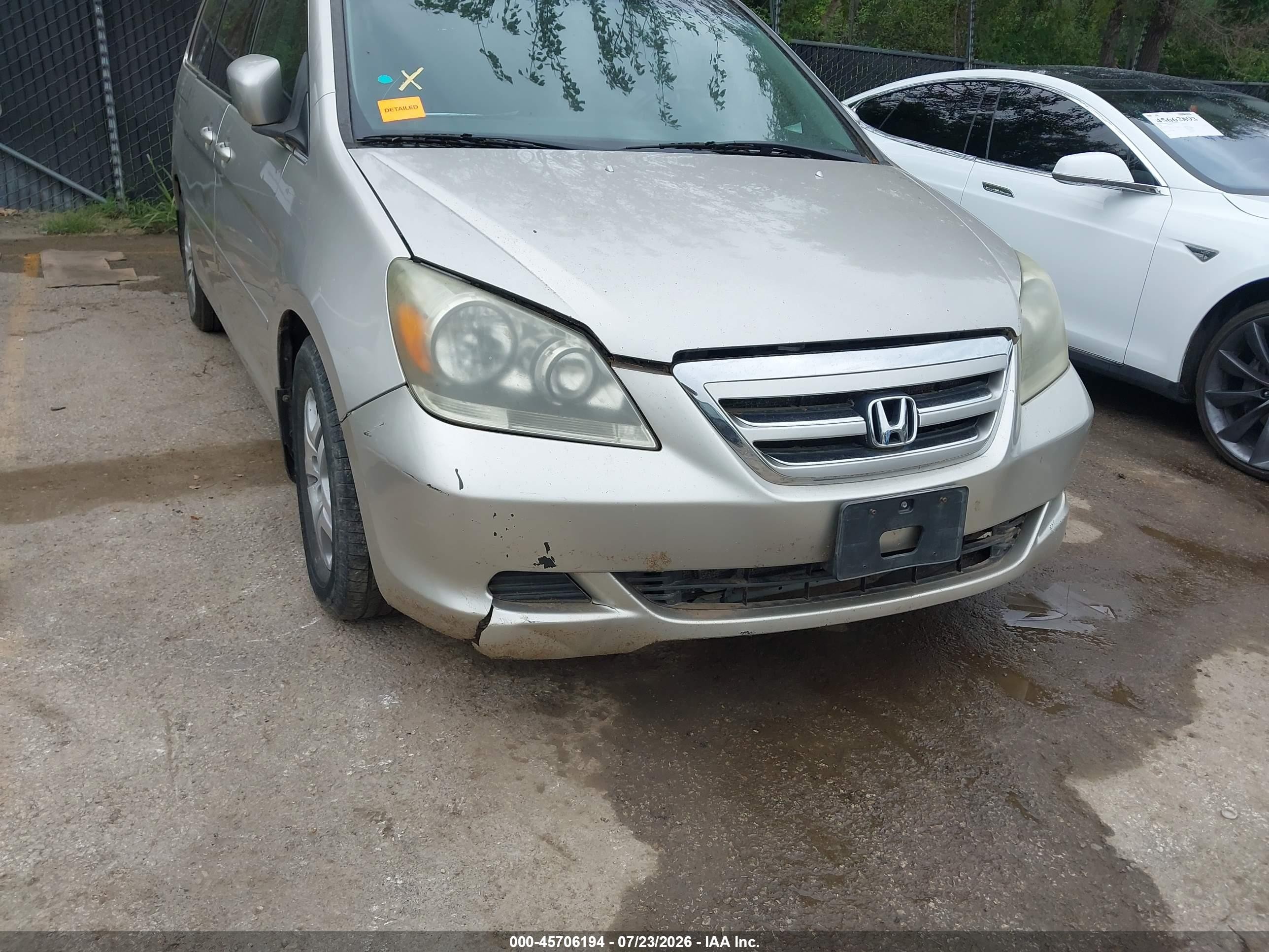 2006 Honda Odyssey Ex-l Beige vin: 5FNRL386X6B458227