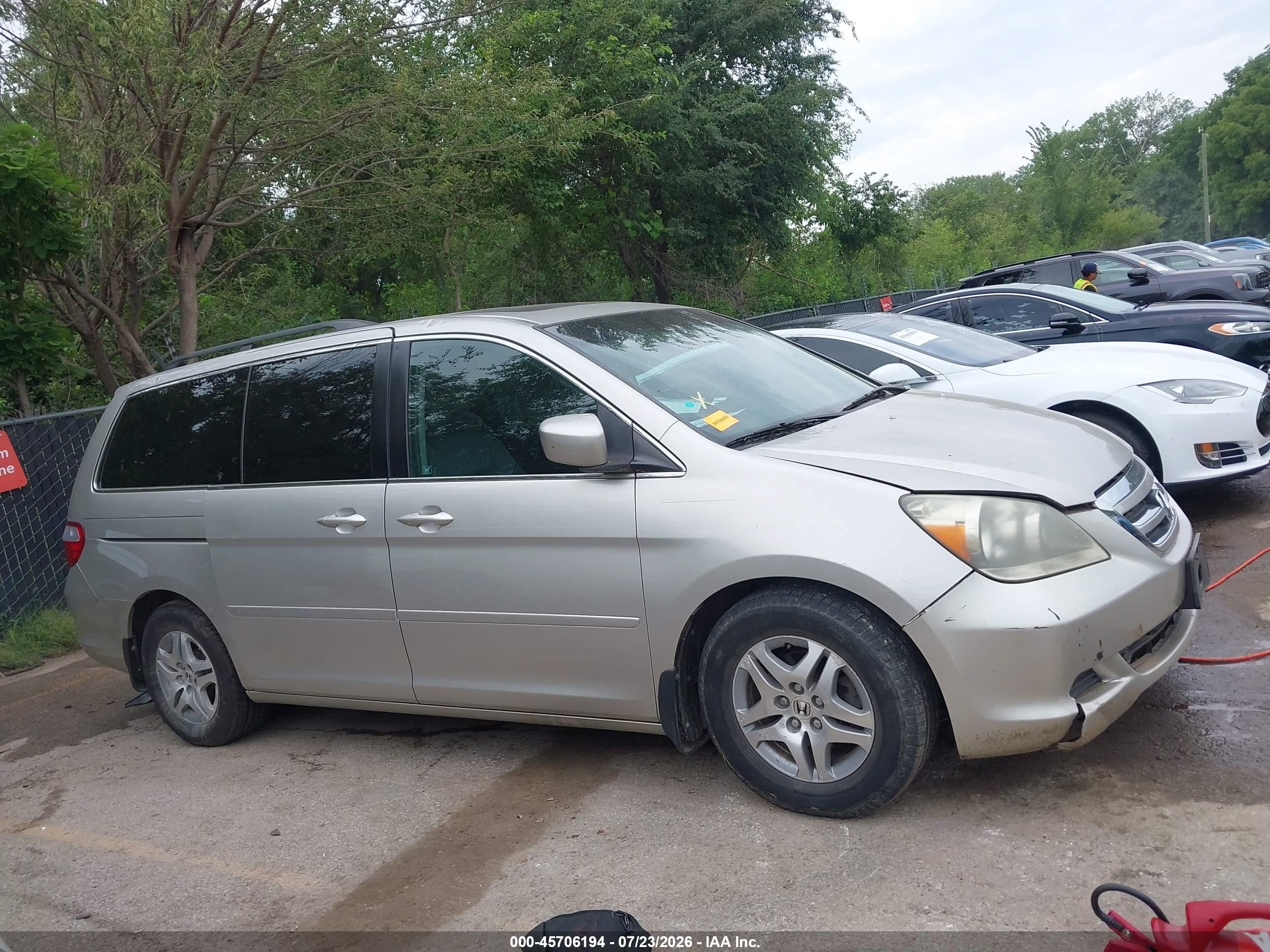 2006 Honda Odyssey Ex-l Beige vin: 5FNRL386X6B458227