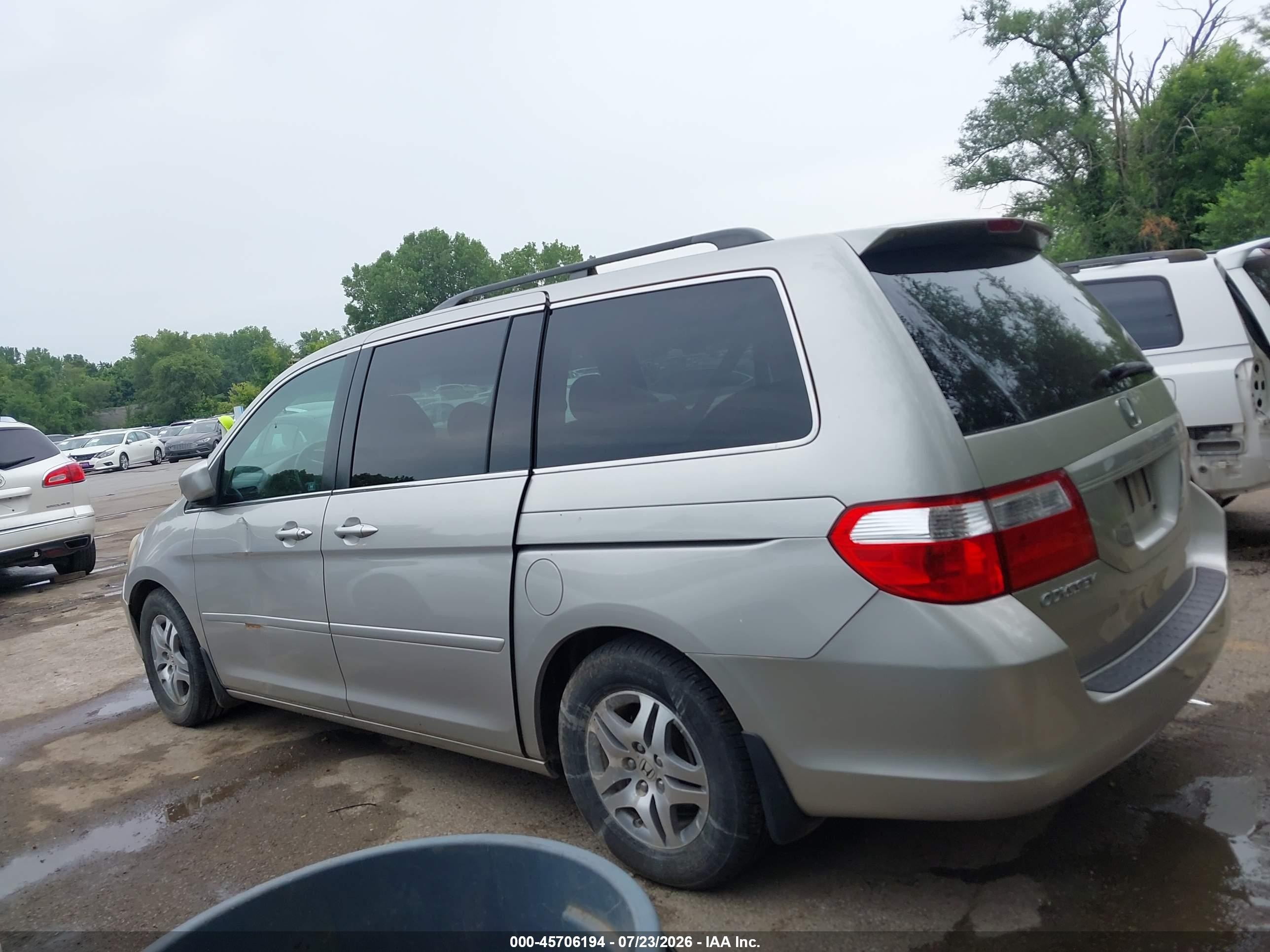 2006 Honda Odyssey Ex-l Beige vin: 5FNRL386X6B458227
