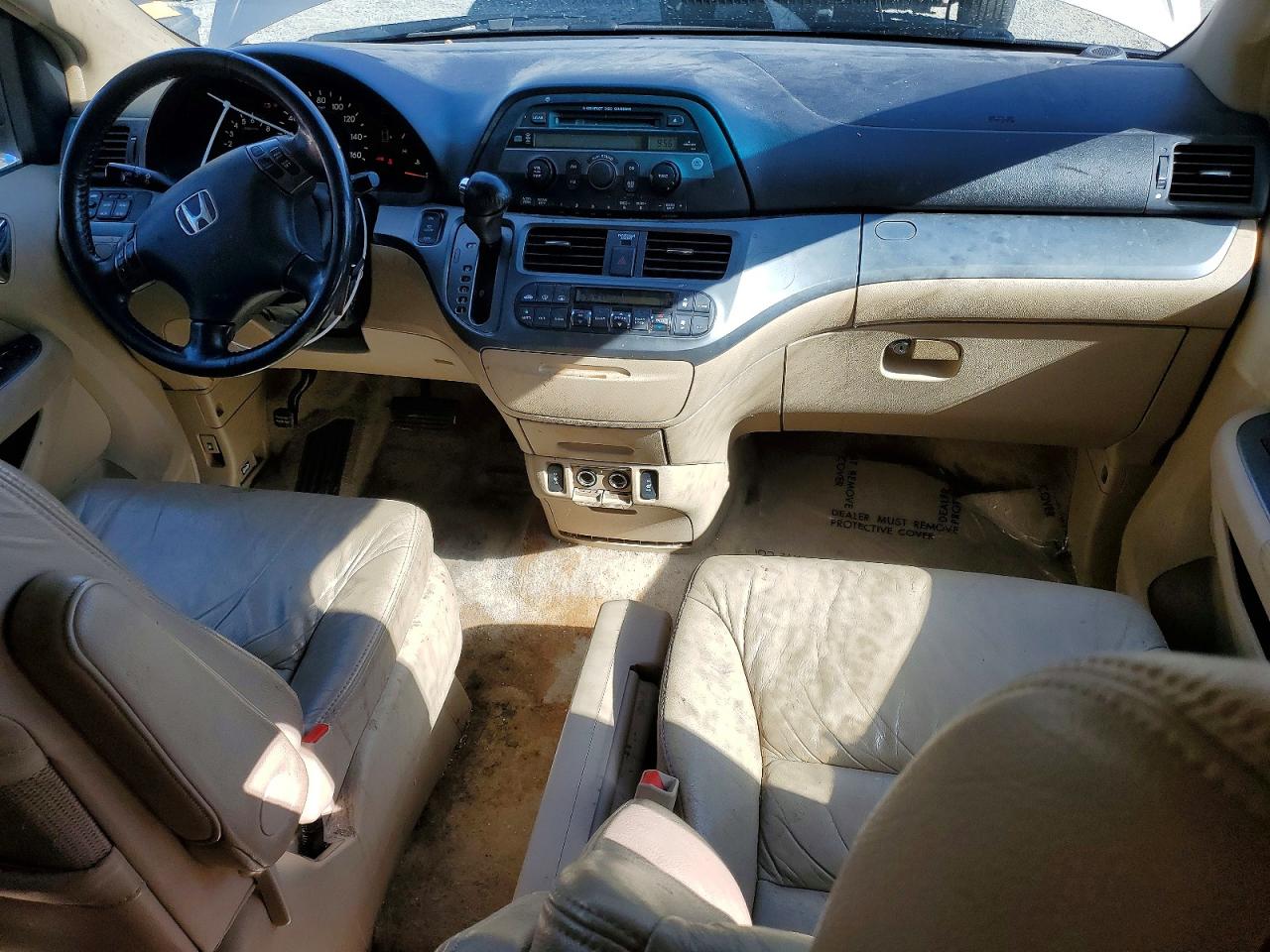 2006 Honda Odyssey Exl Желто-коричневый vin: 5FNRL386X6B458731