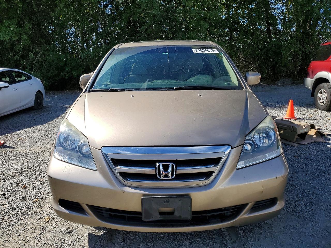 2006 Honda Odyssey Exl Желто-коричневый vin: 5FNRL386X6B458731
