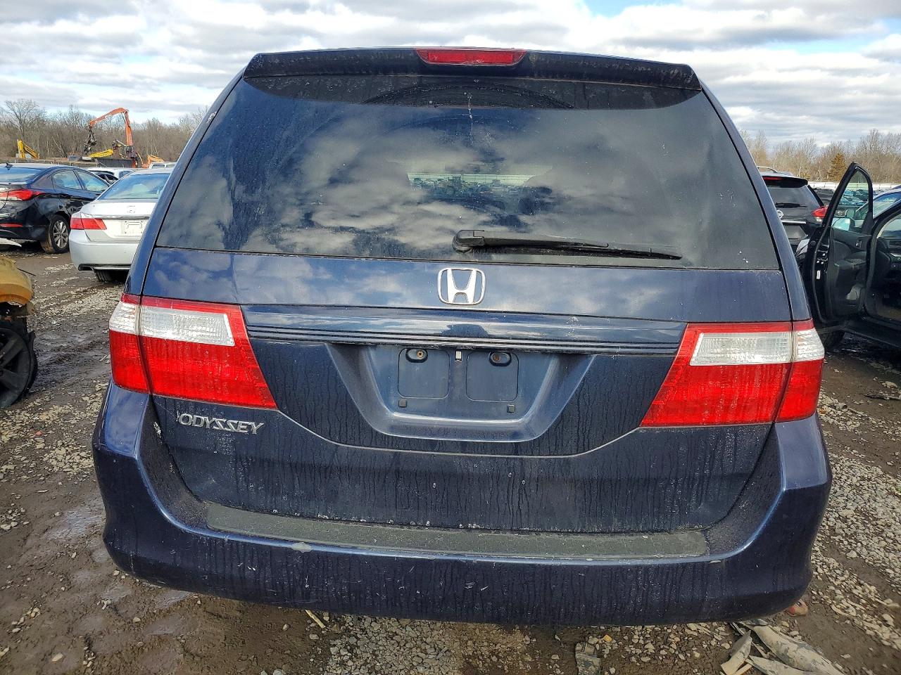 2007 Honda Odyssey Blue vin: 5FNRL386X7B010233
