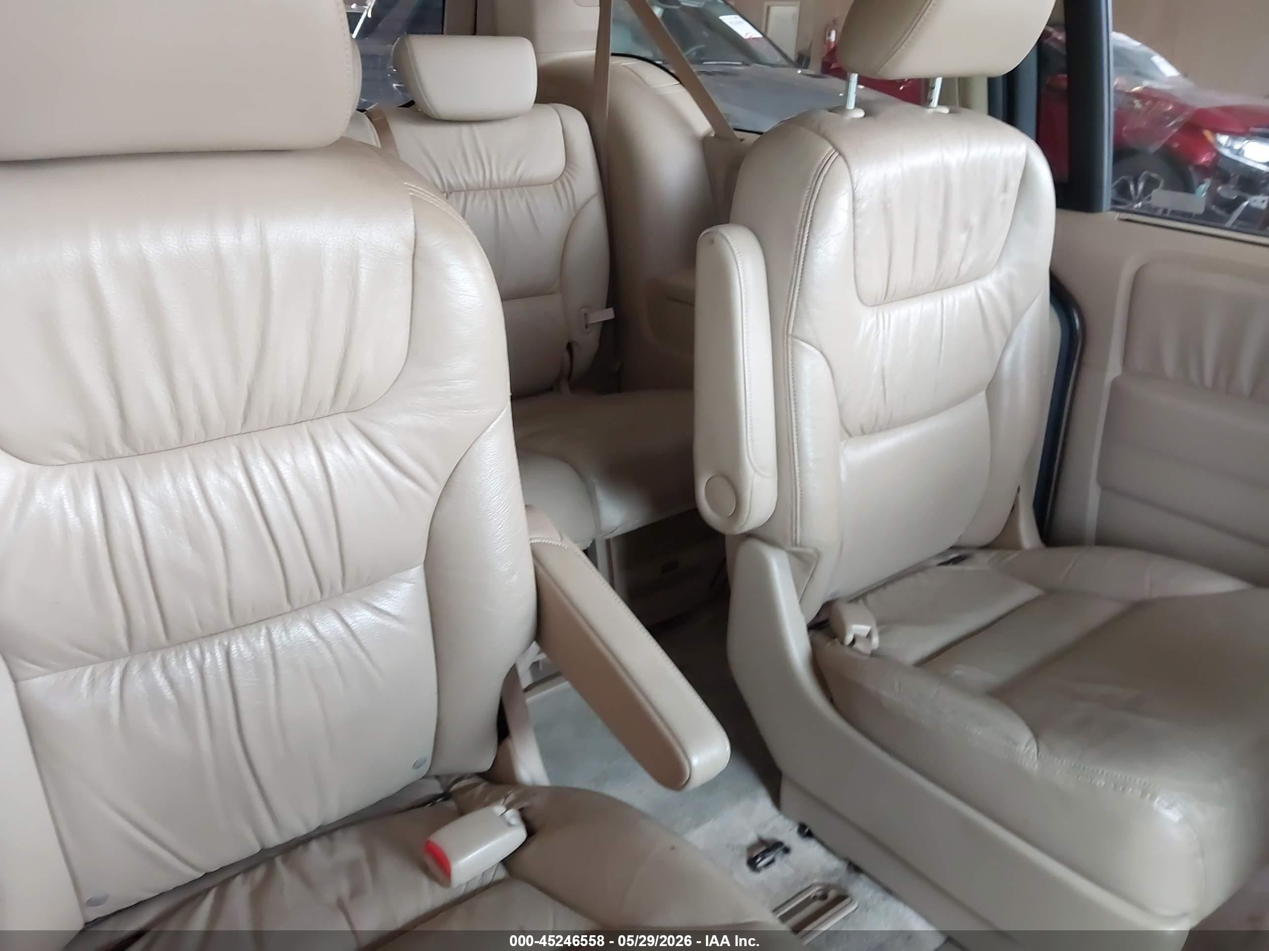 2007 Honda Odyssey Ex-l Black vin: 5FNRL386X7B024116