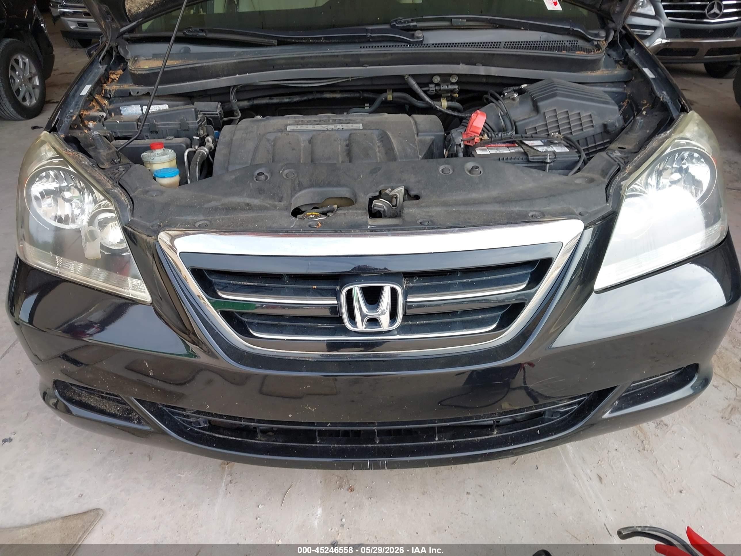 2007 Honda Odyssey Ex-l Black vin: 5FNRL386X7B024116