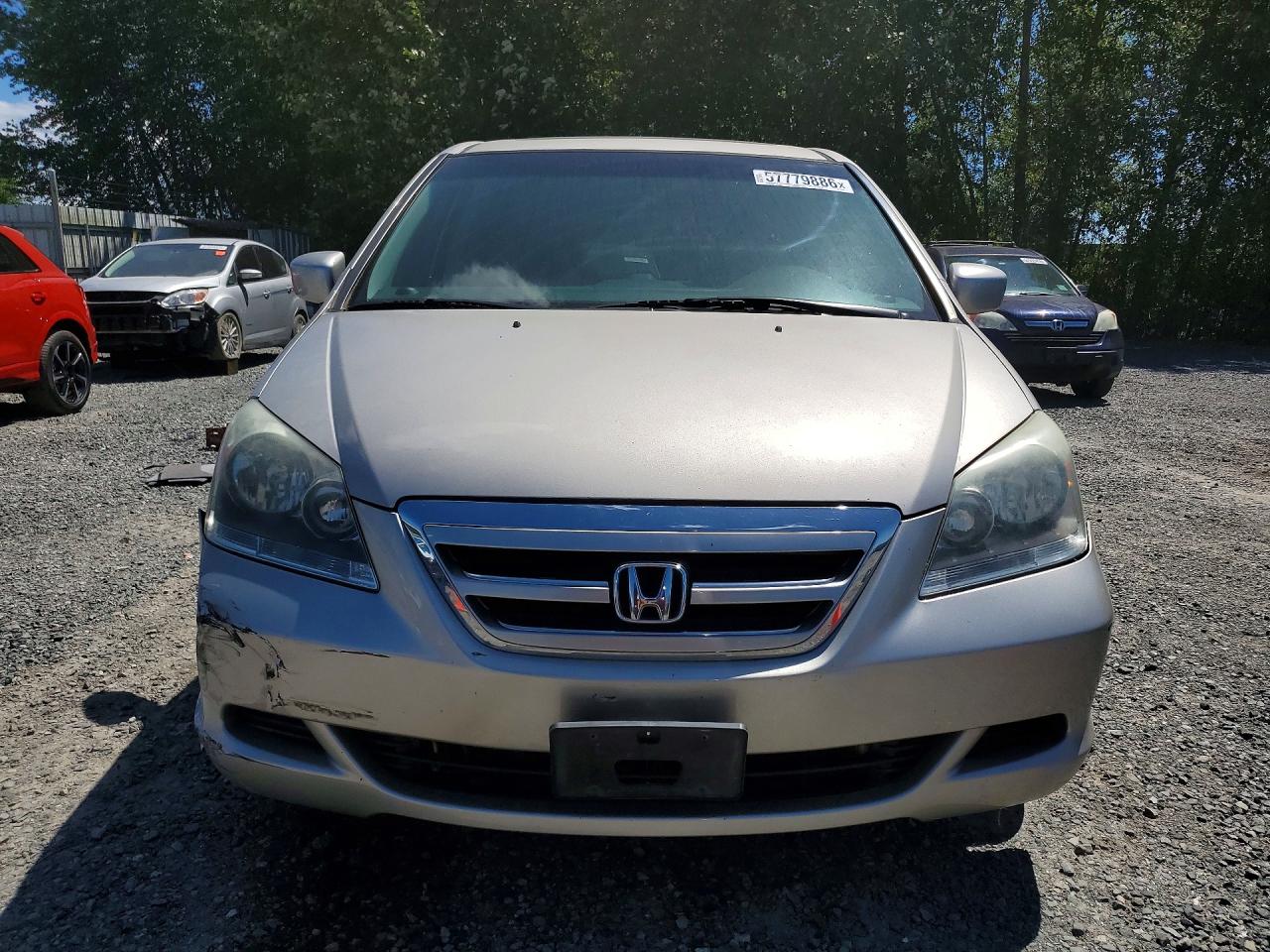 2007 Honda Odyssey Exl Silver vin: 5FNRL386X7B028053