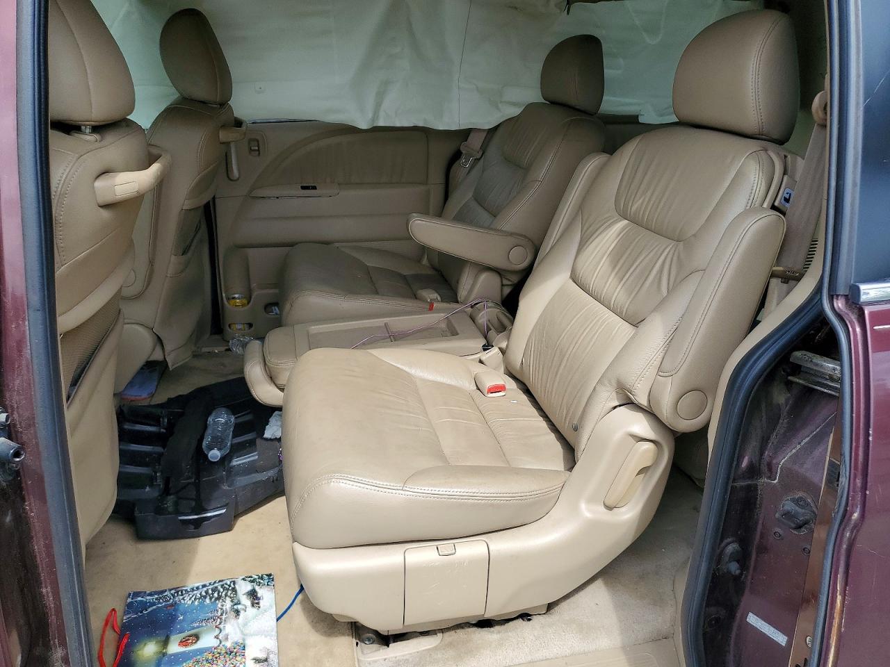 2007 Honda Odyssey Exl Бордовый vin: 5FNRL386X7B033527