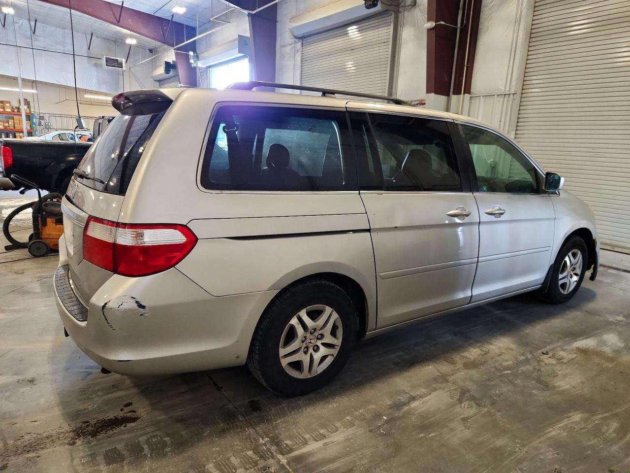 2007 Honda Odyssey Exl Silver vin: 5FNRL386X7B432311