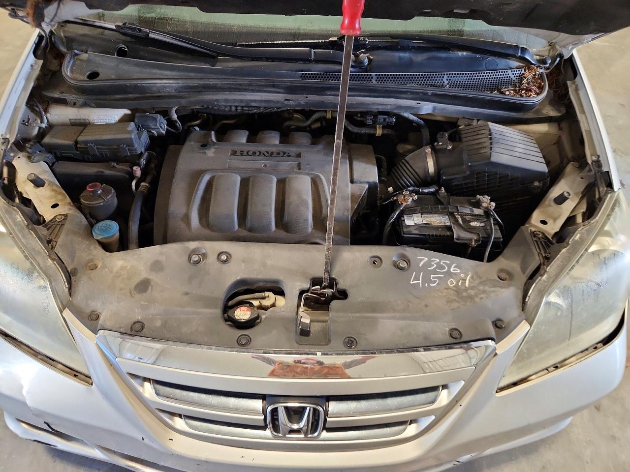 2007 Honda Odyssey Exl Silver vin: 5FNRL386X7B432311