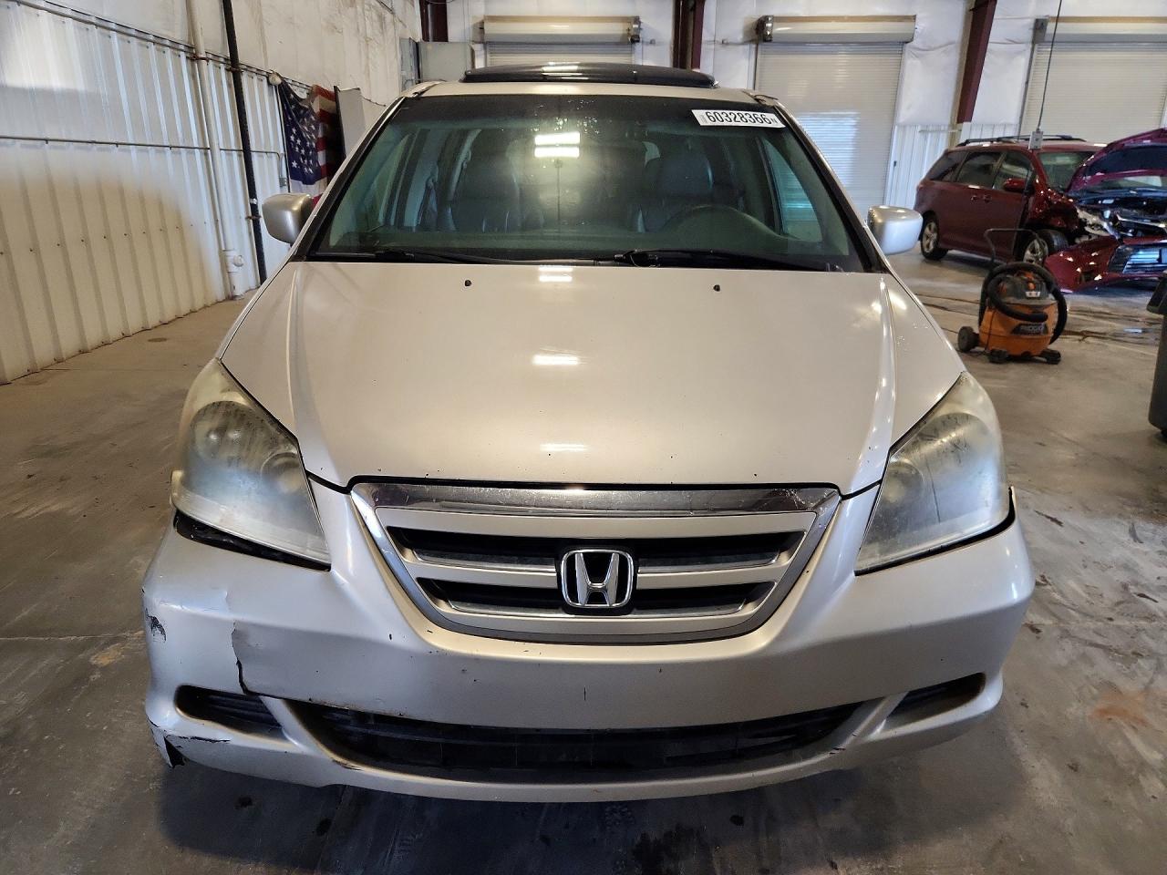 2007 Honda Odyssey Exl Silver vin: 5FNRL386X7B432311