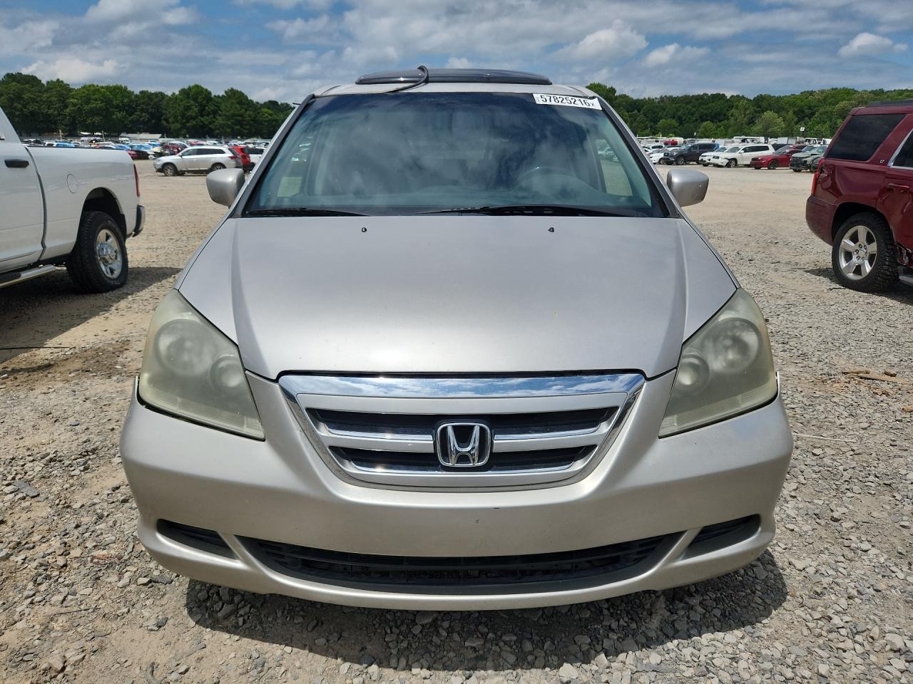 2007 Honda Odyssey Silver vin: 5FNRL386X7B451439