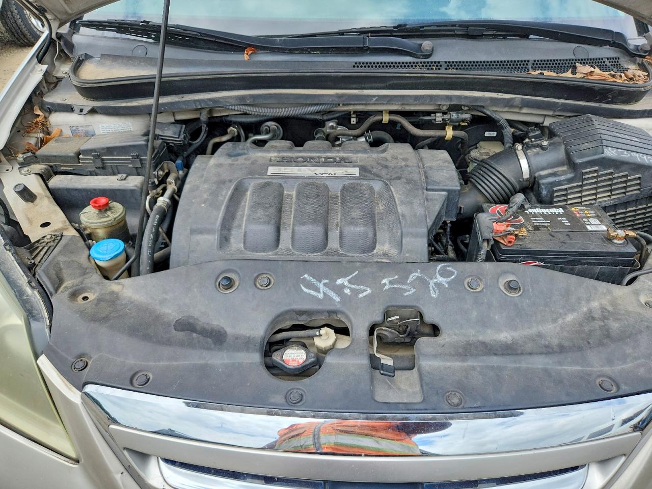 2007 Honda Odyssey Silver vin: 5FNRL386X7B451439