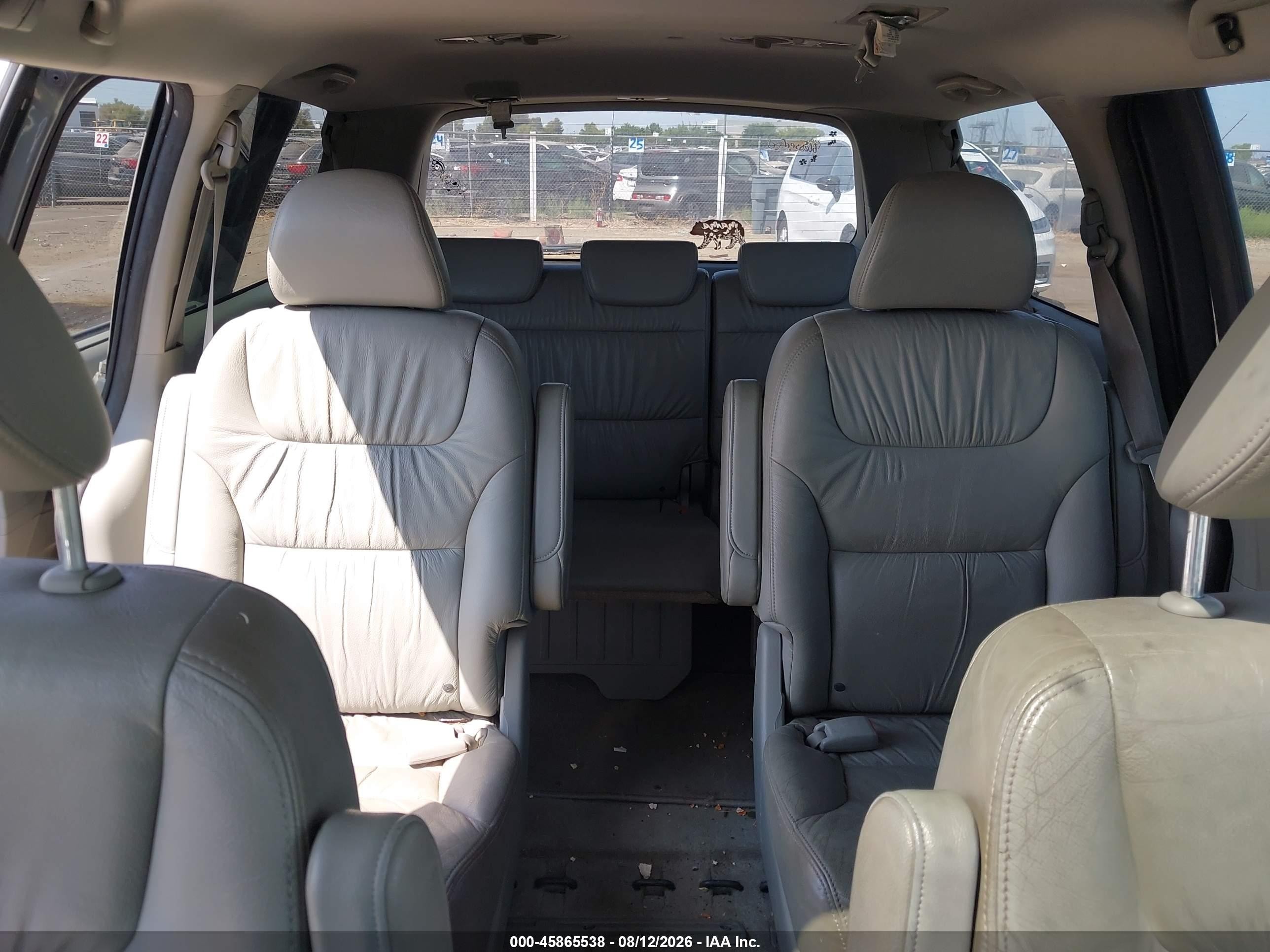 2008 Honda Odyssey Ex-l Gray vin: 5FNRL386X8B404803