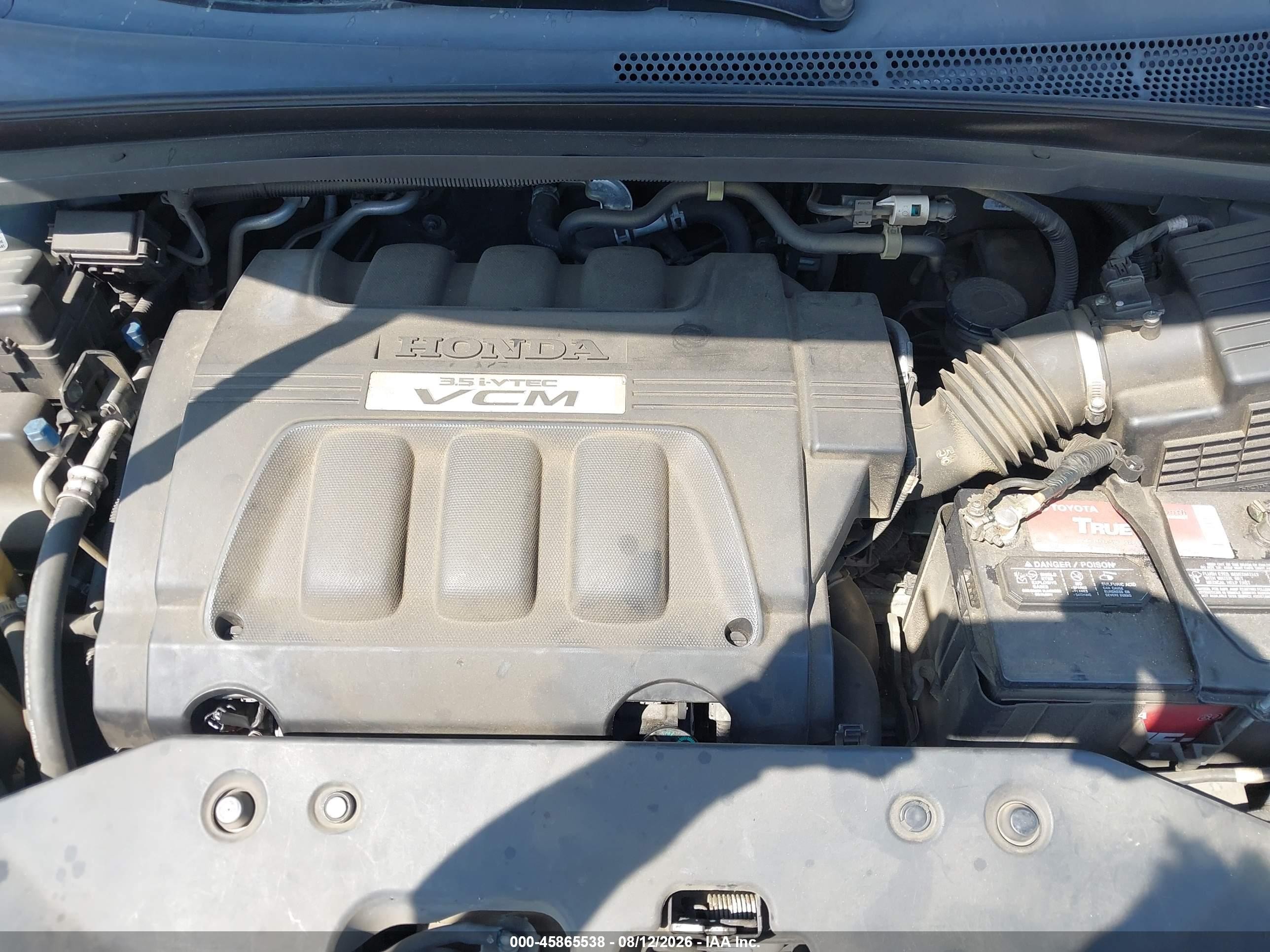 2008 Honda Odyssey Ex-l Gray vin: 5FNRL386X8B404803