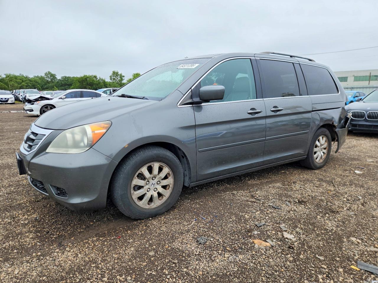 2008 Honda Odyssey Exl Gray vin: 5FNRL386X8B405241