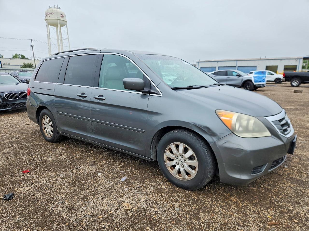 2008 Honda Odyssey Exl Gray vin: 5FNRL386X8B405241