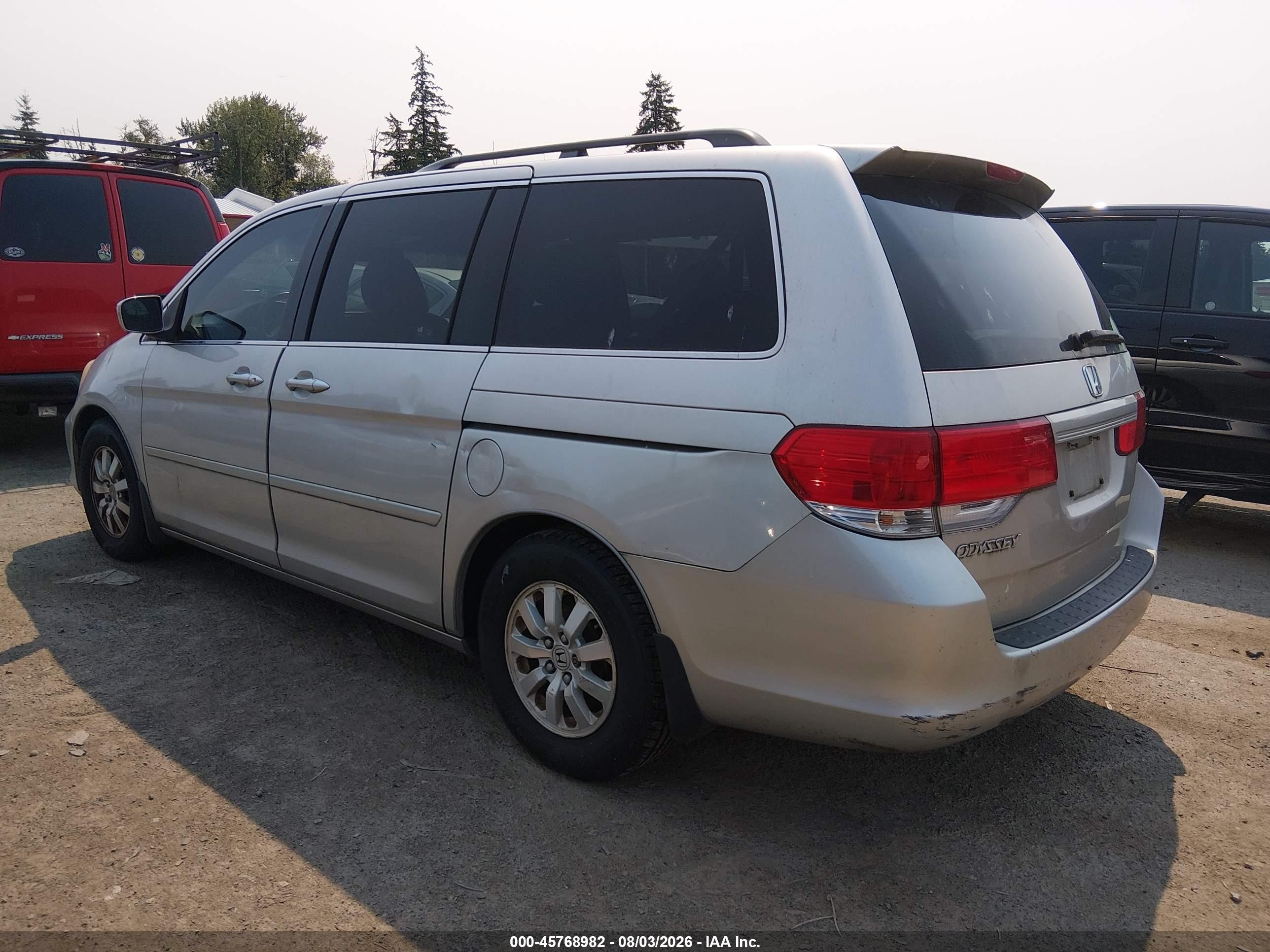 2008 Honda Odyssey Ex-l Silver vin: 5FNRL386X8B419186
