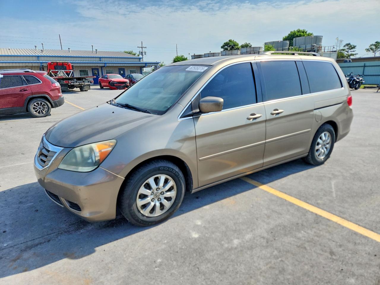 2008 Honda Odyssey Exl Gold vin: 5FNRL386X8B419236