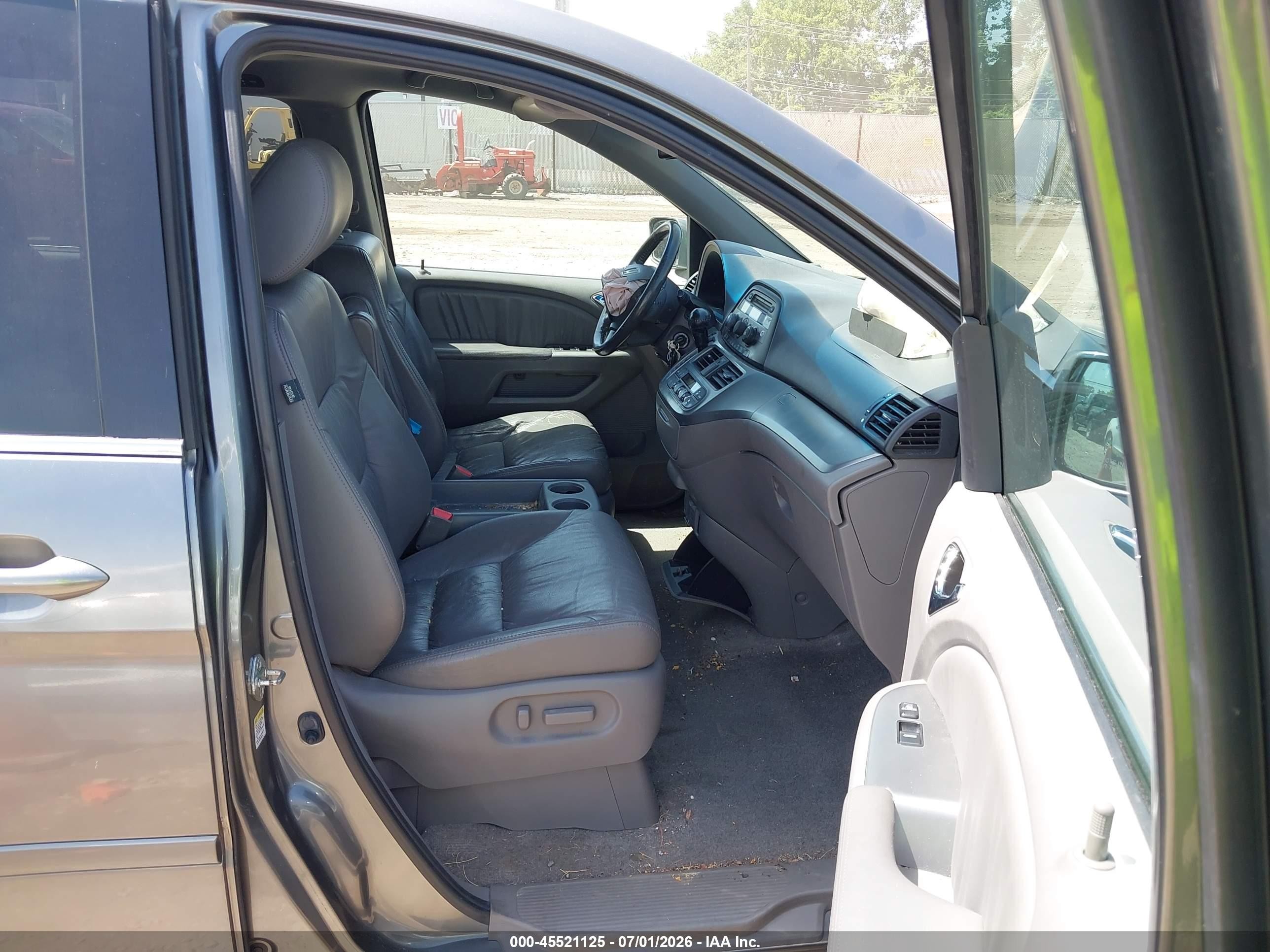 2009 Honda Odyssey Ex-l Gray vin: 5FNRL386X9B018402