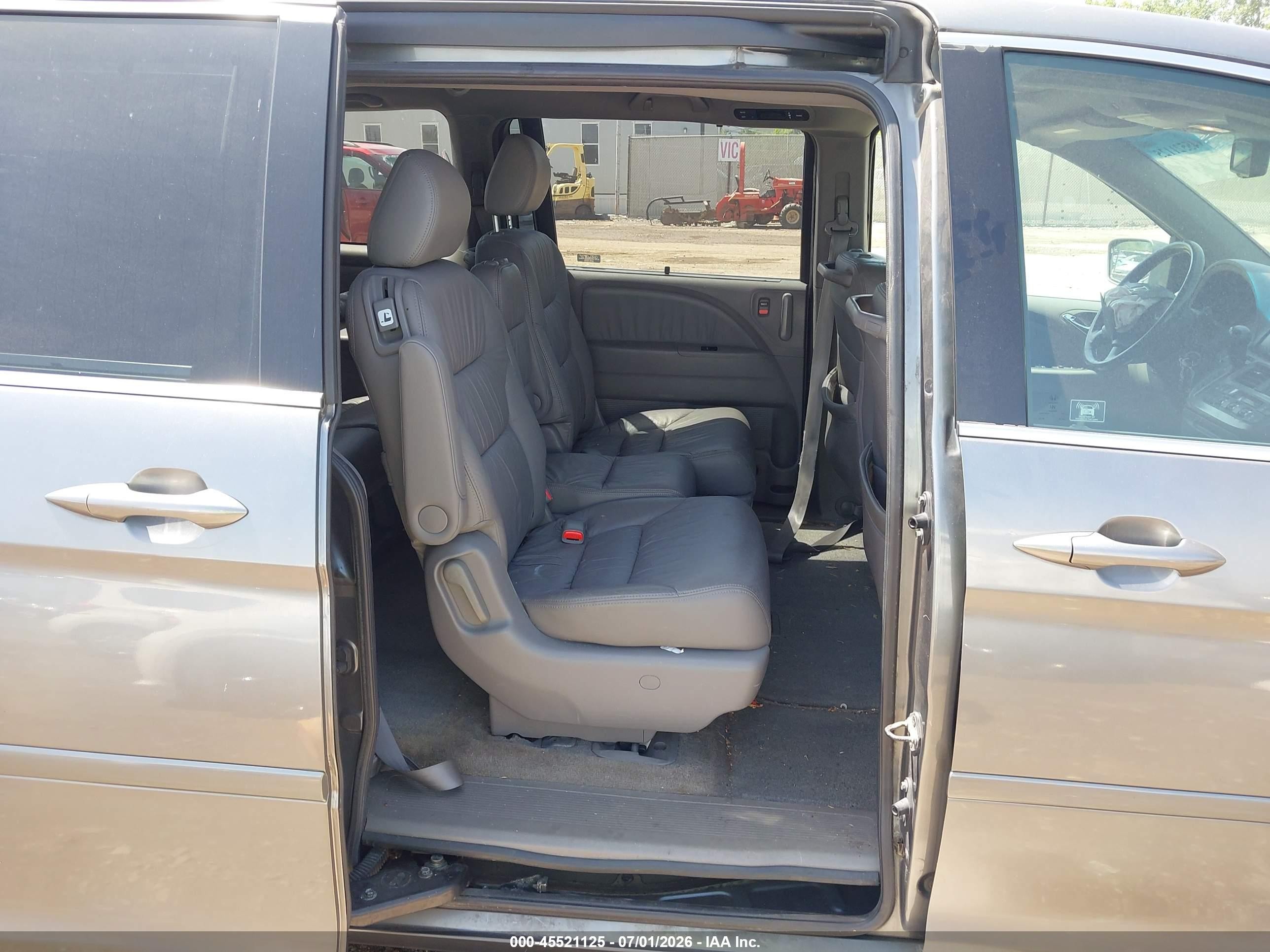 2009 Honda Odyssey Ex-l Gray vin: 5FNRL386X9B018402