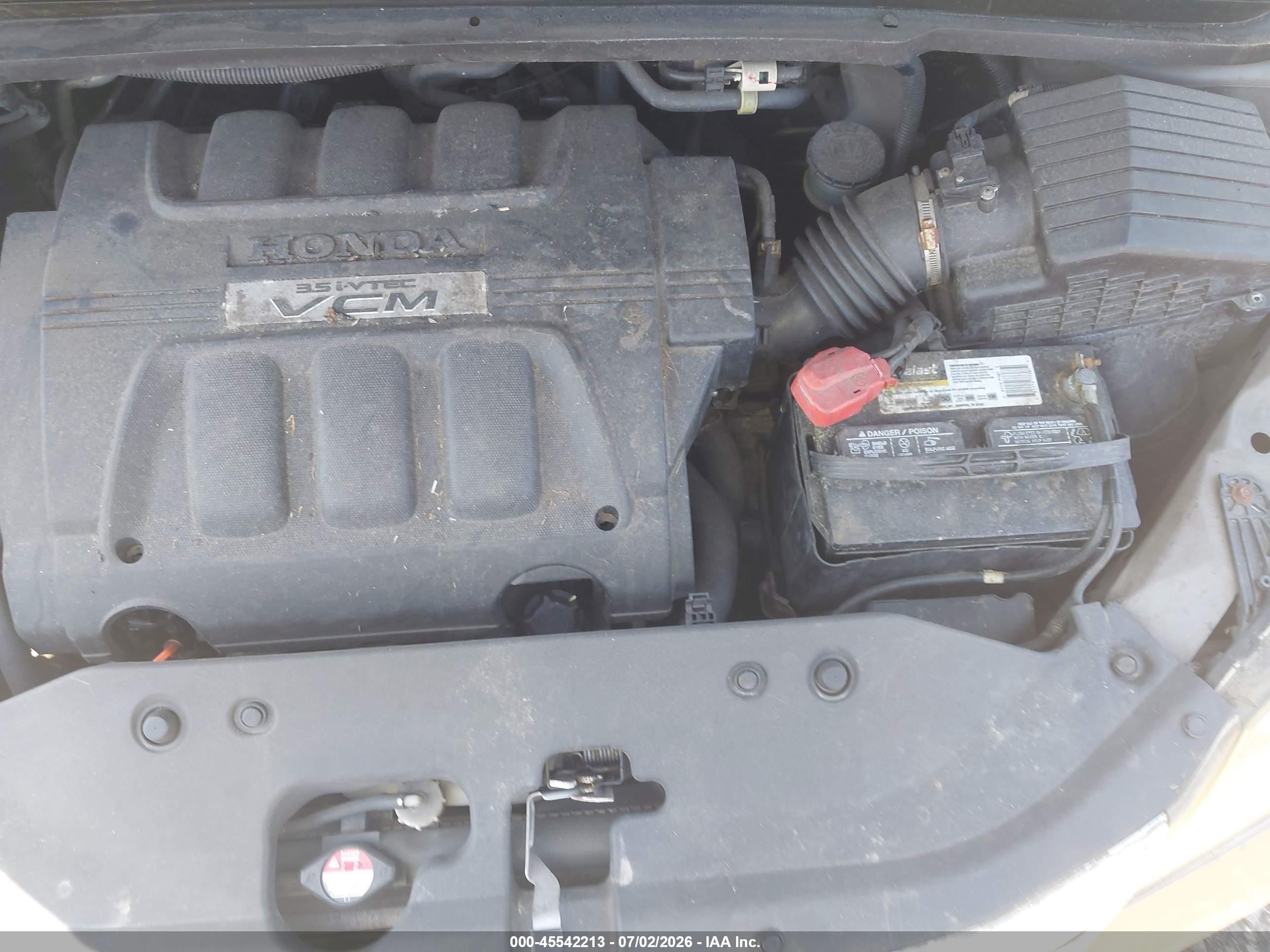 2009 Honda Odyssey Ex-l Tan vin: 5FNRL386X9B404317