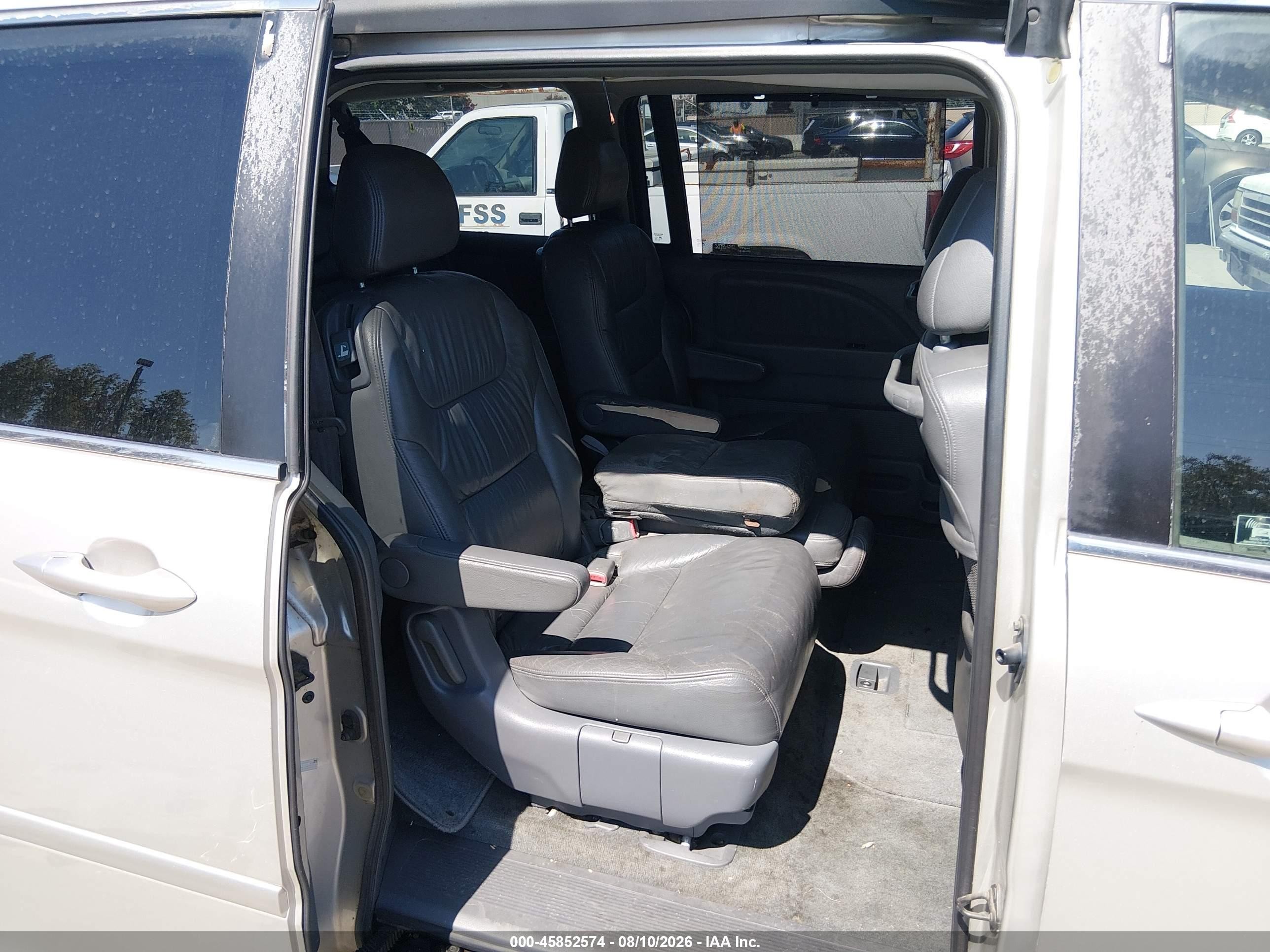 2005 Honda Odyssey Ex-l Gray vin: 5FNRL38705B025622