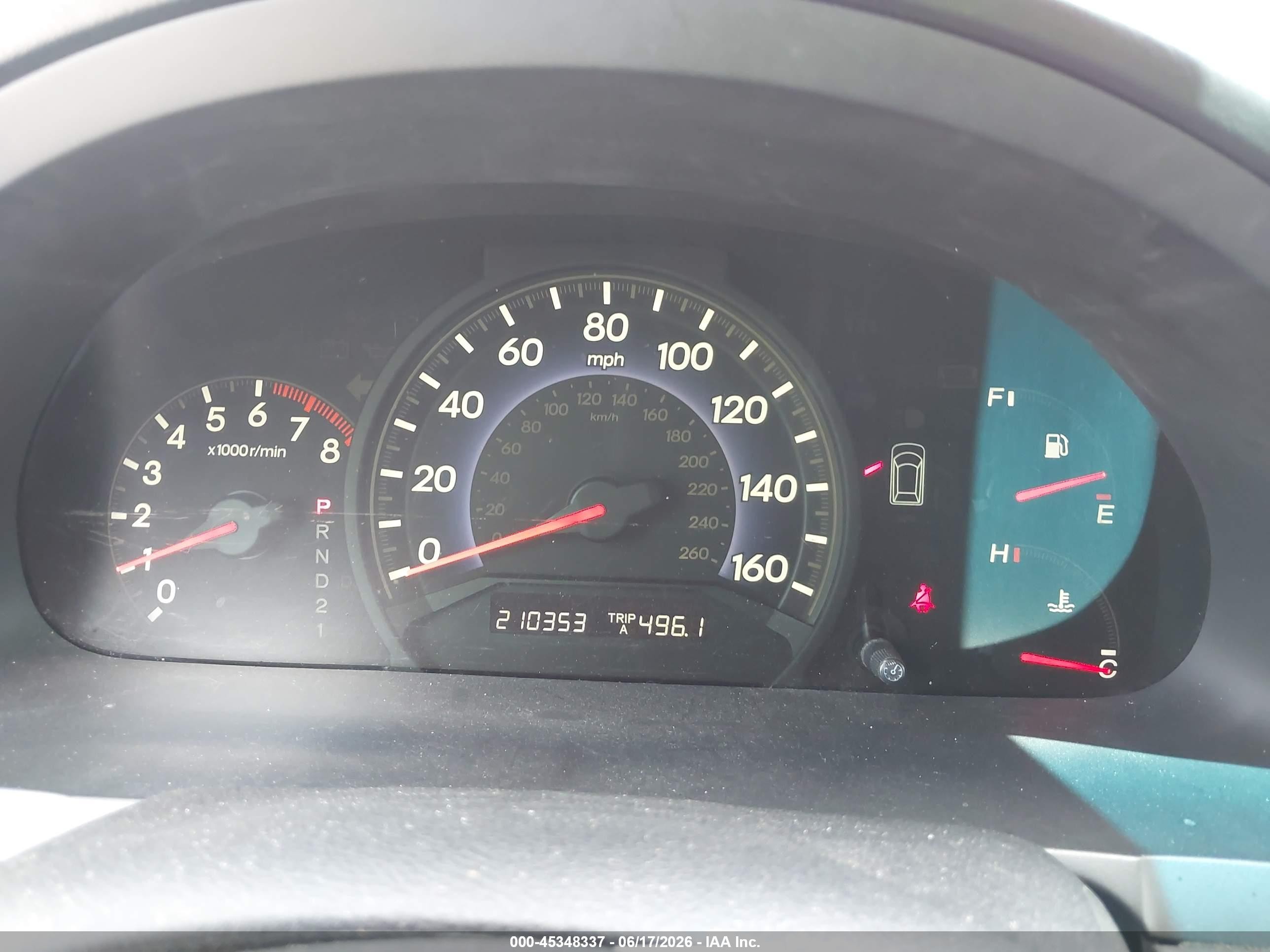 2005 Honda Odyssey Ex-l Red vin: 5FNRL38705B051704