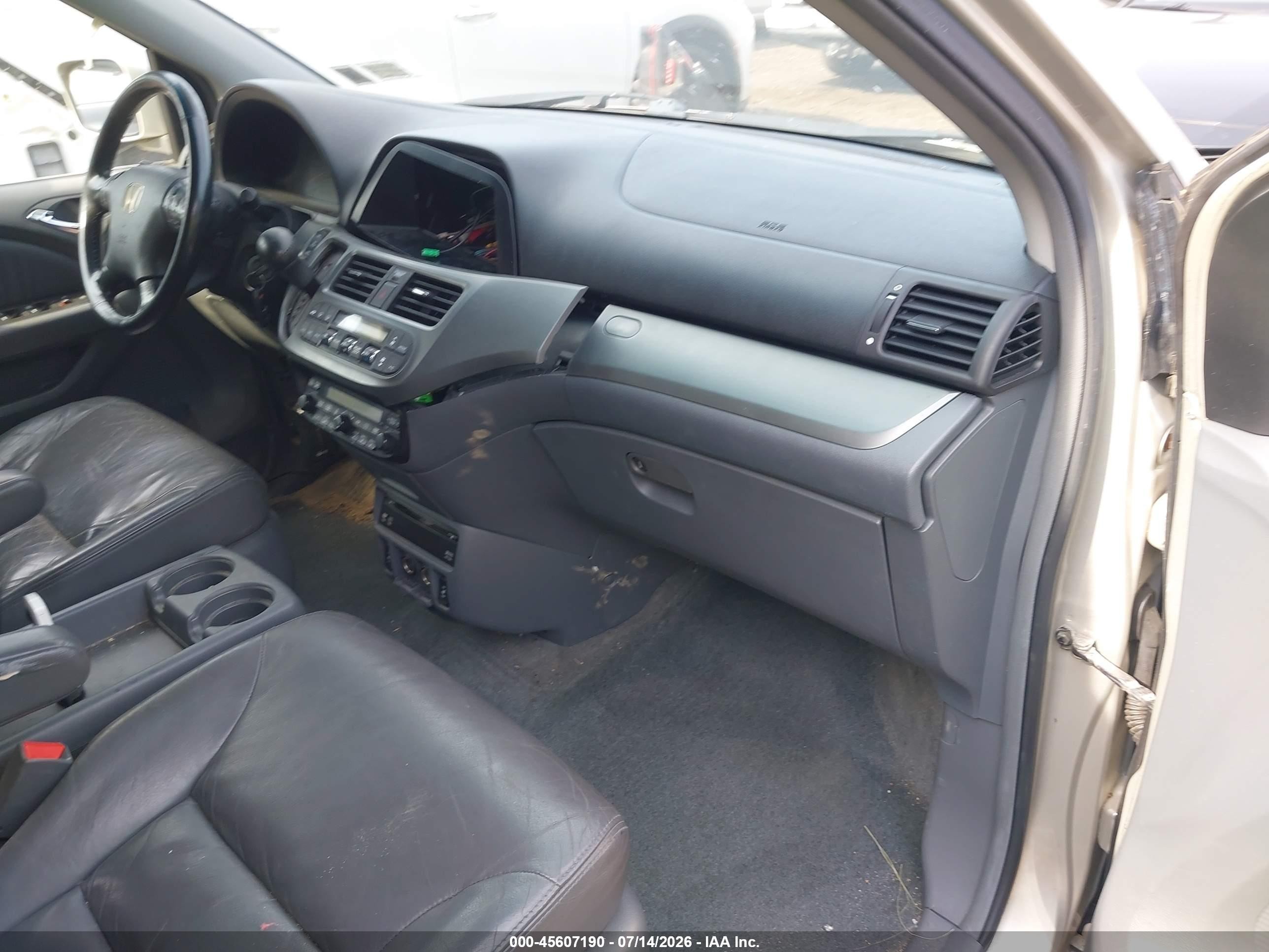 2006 Honda Odyssey Ex-l Gray vin: 5FNRL38706B044091