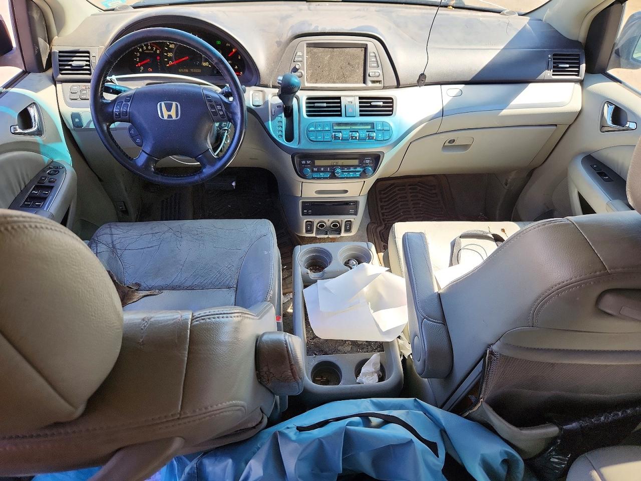 2006 Honda Odyssey Exl Blue vin: 5FNRL38706B055575