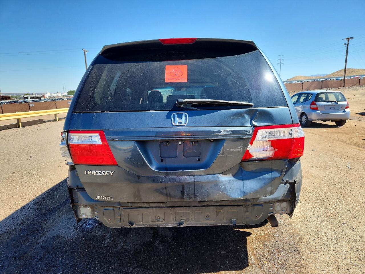 2006 Honda Odyssey Exl Blue vin: 5FNRL38706B055575
