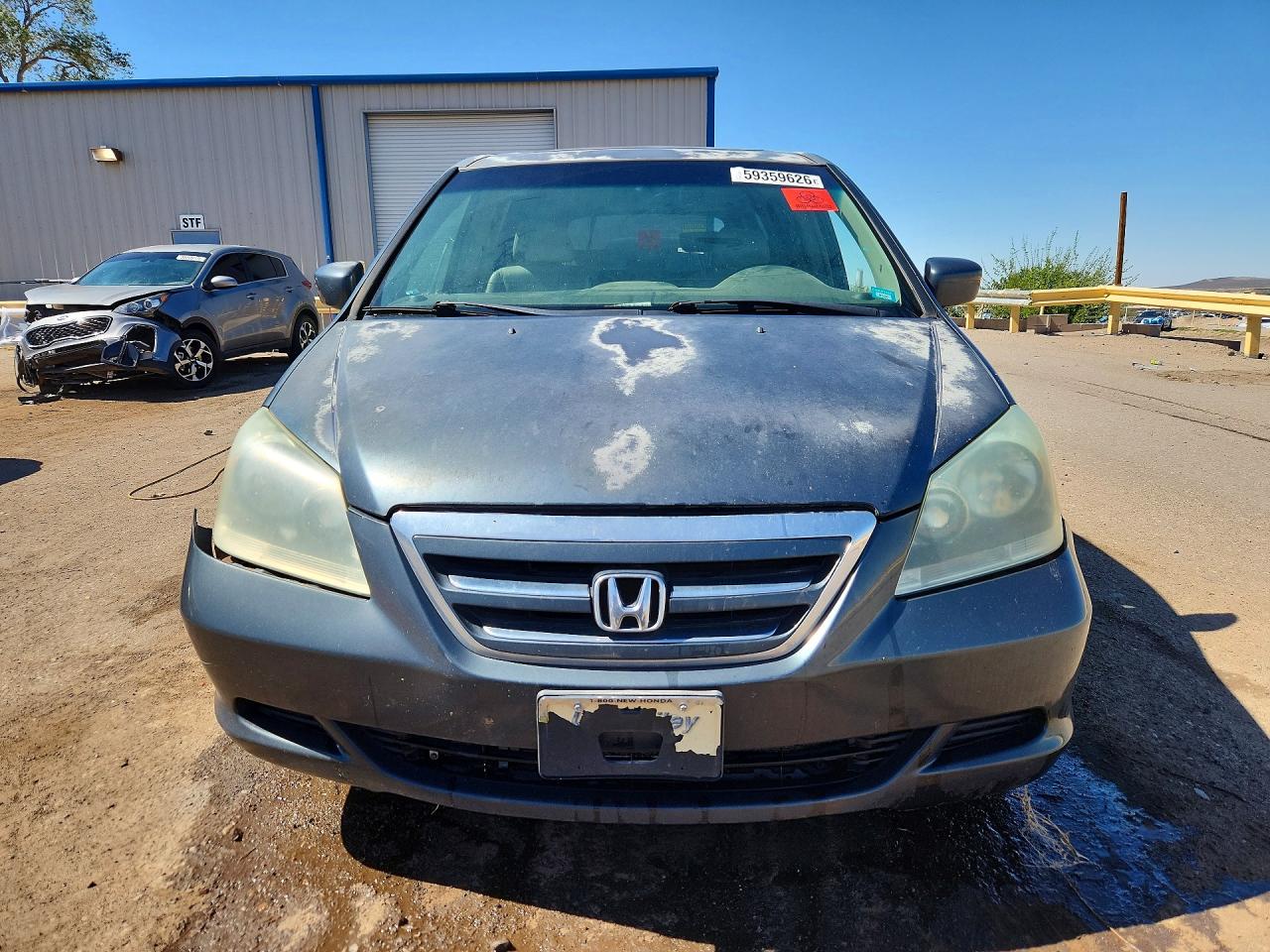 2006 Honda Odyssey Exl Blue vin: 5FNRL38706B055575