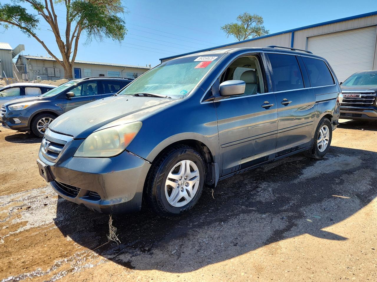 2006 Honda Odyssey Exl Blue vin: 5FNRL38706B055575