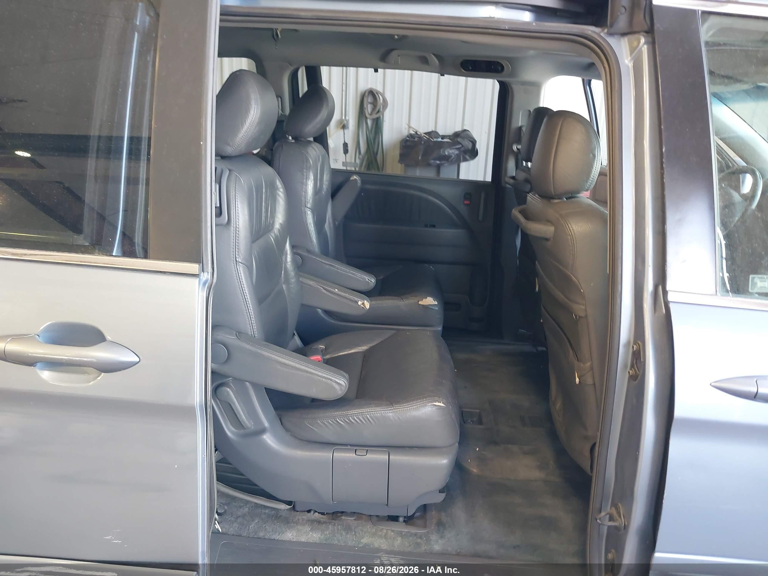 2006 Honda Odyssey Ex-l Blue vin: 5FNRL38706B065393