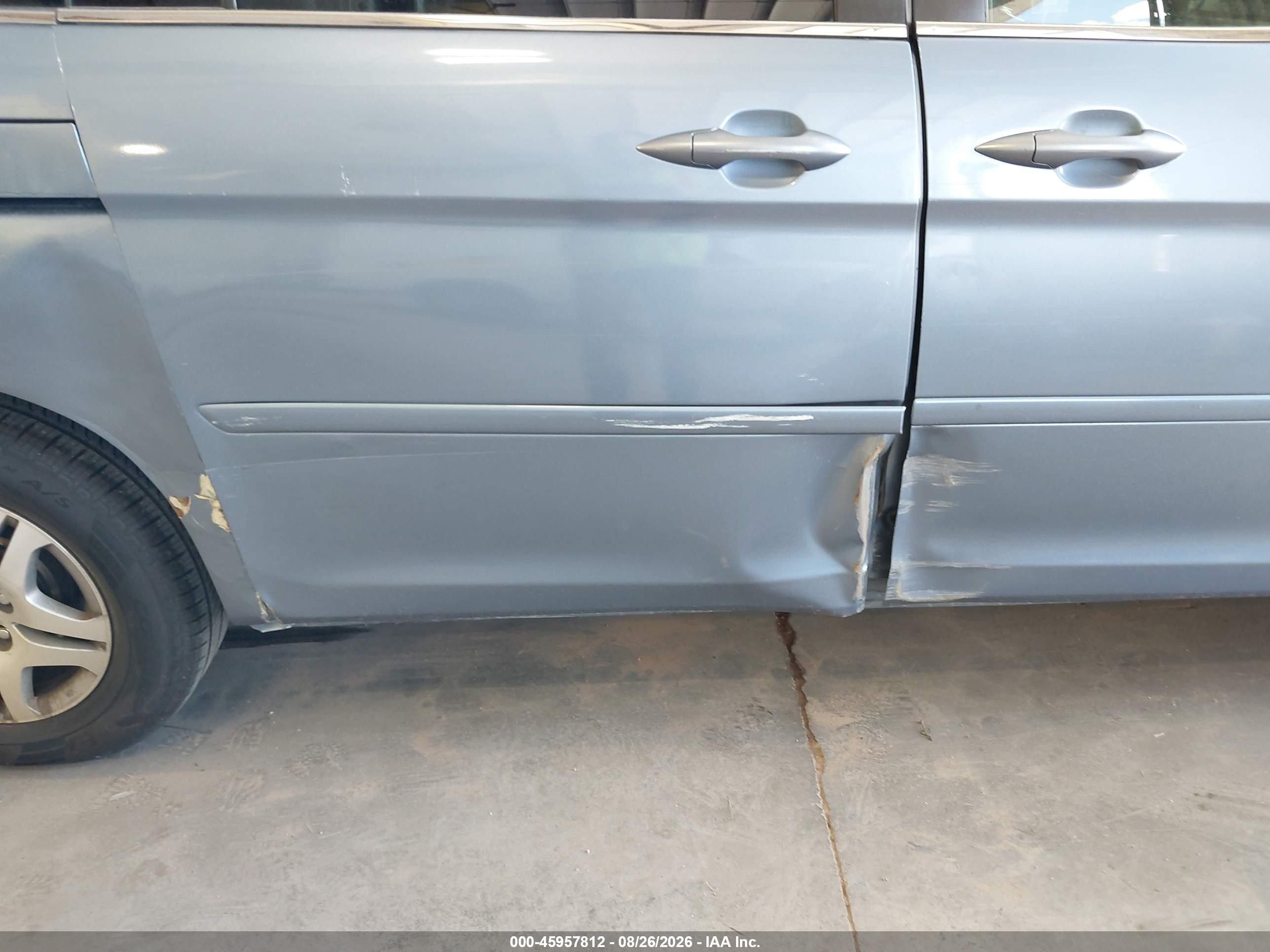 2006 Honda Odyssey Ex-l Blue vin: 5FNRL38706B065393