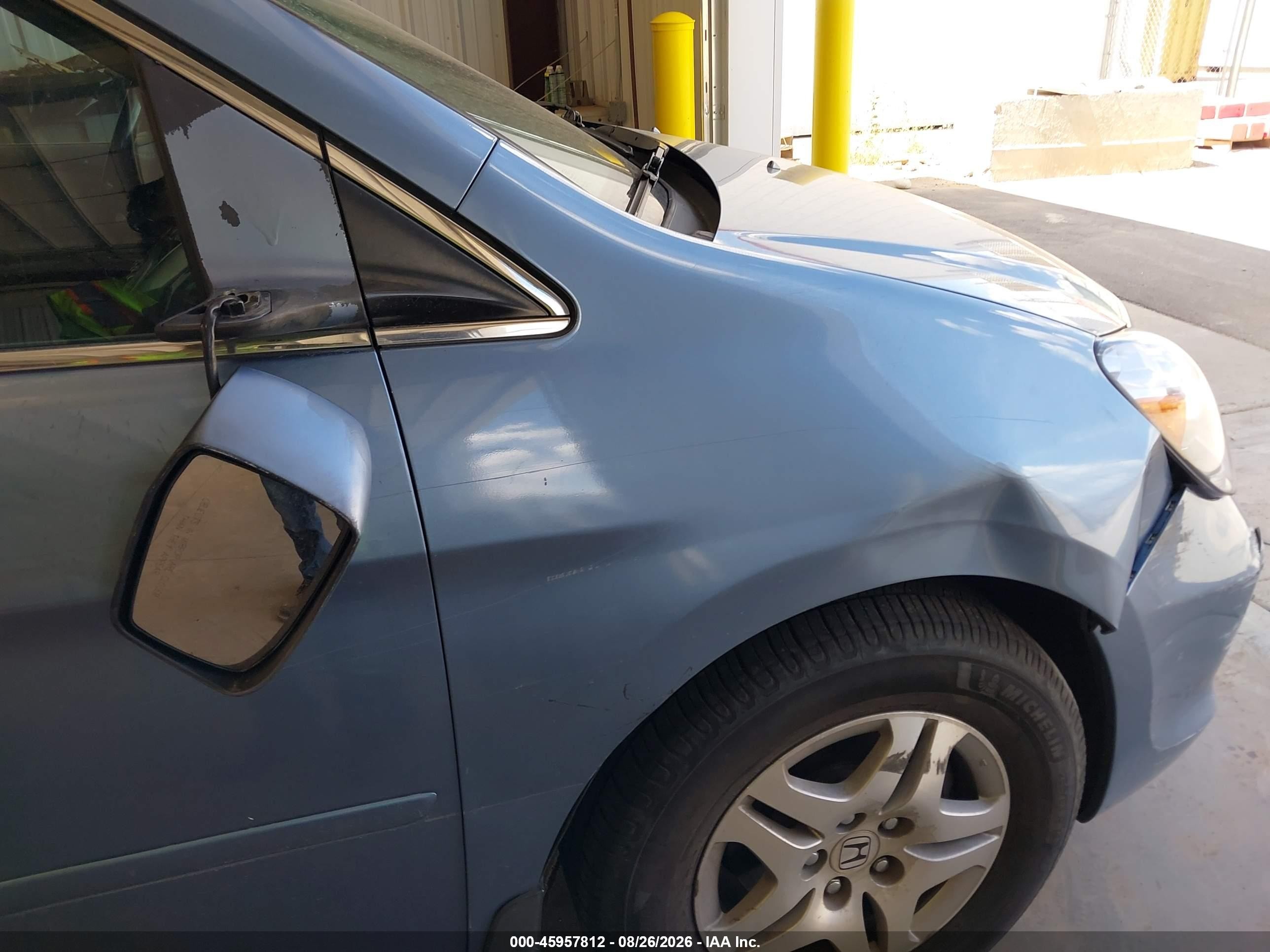 2006 Honda Odyssey Ex-l Blue vin: 5FNRL38706B065393