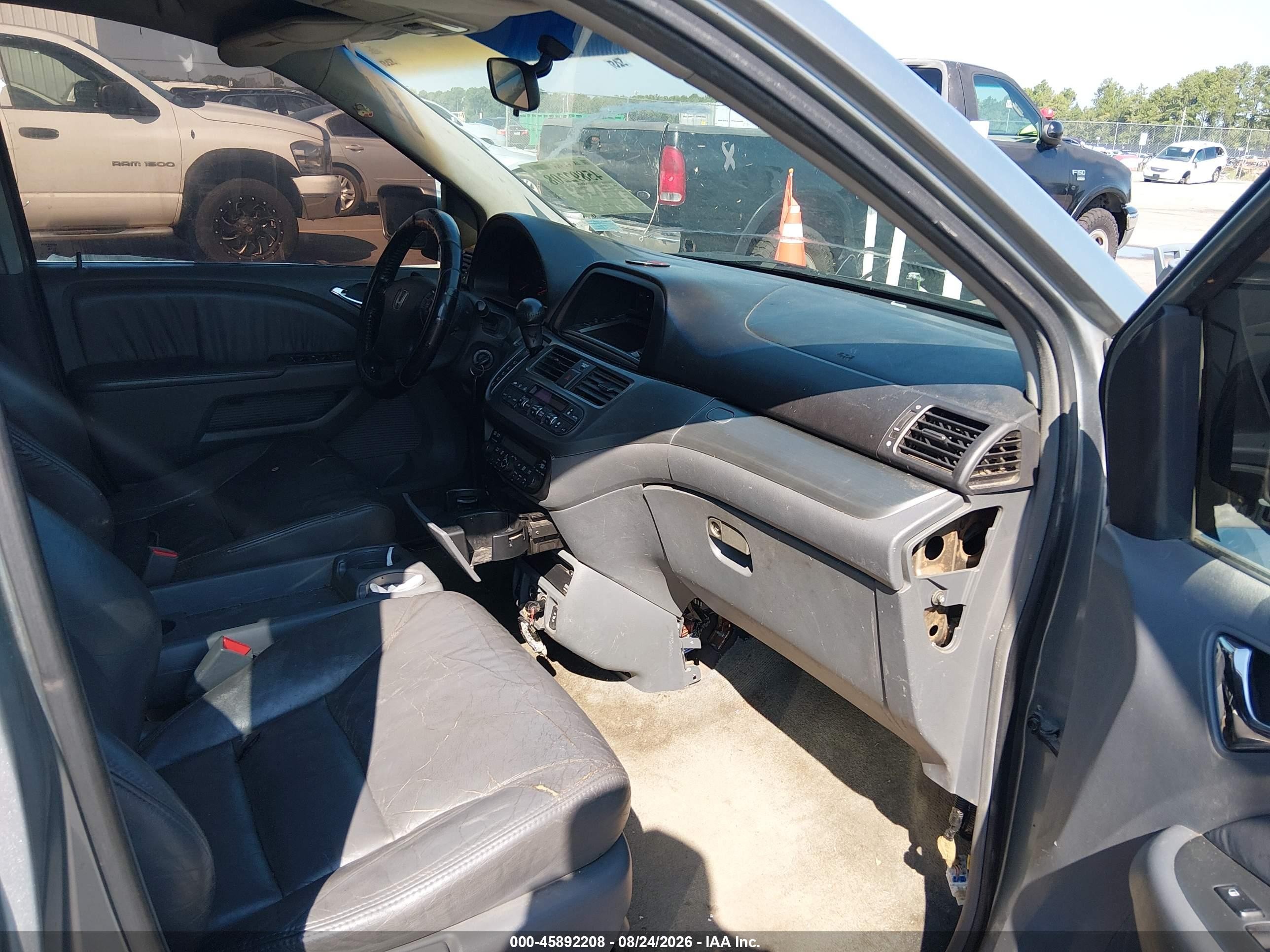 2006 Honda Odyssey Ex-l Silver vin: 5FNRL38706B113359