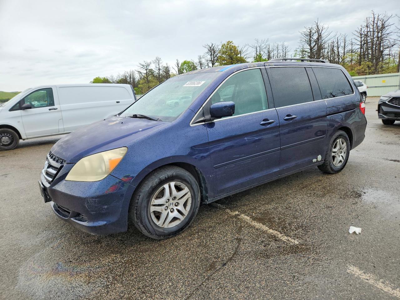 2006 Honda Odyssey Exl Синий vin: 5FNRL38706B121946